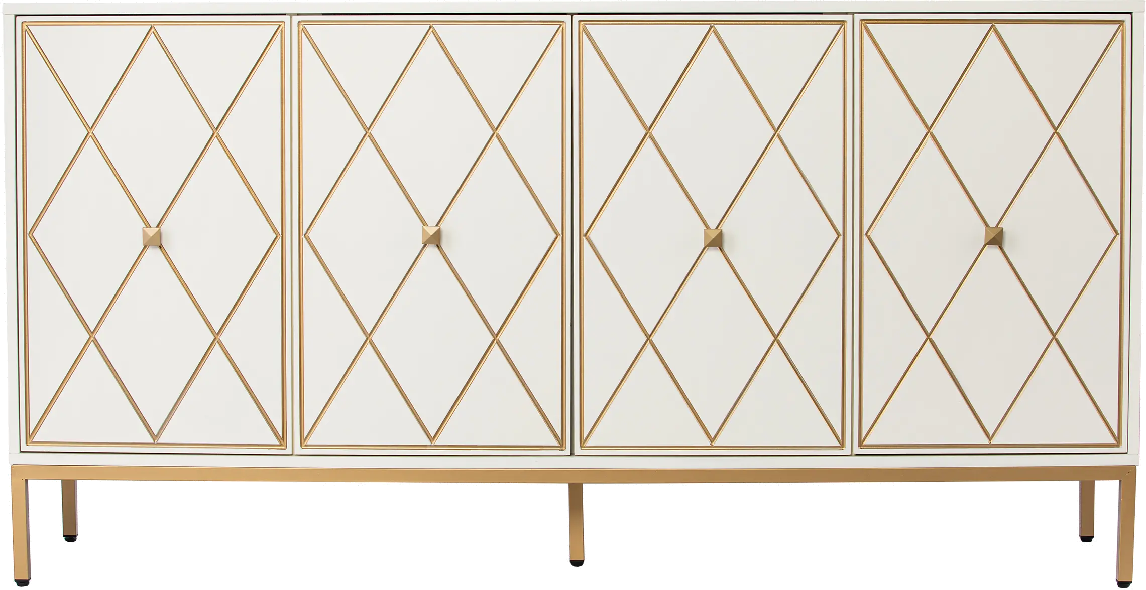 DN1222330 Marradi Cream & Gold Sideboard Cabinet-1