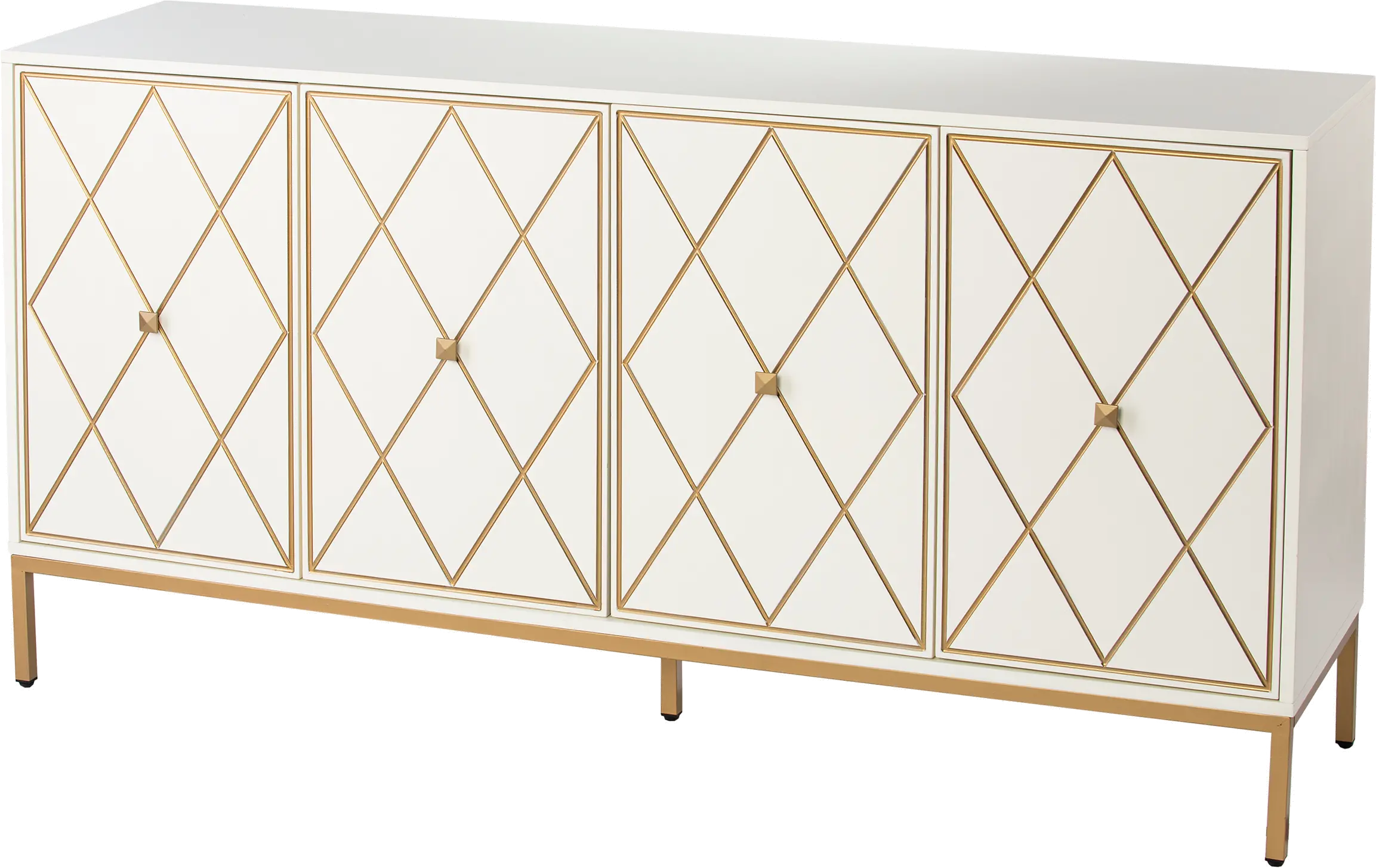 DN1222330 Marradi Cream & Gold Sideboard Cabinet-5