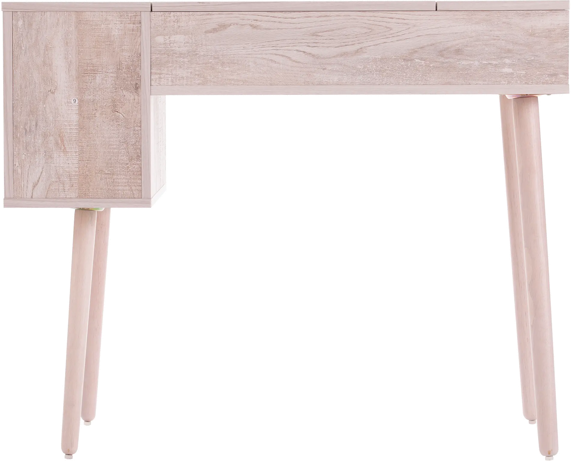 HZ1011944 Holly & Martin Harzen Off-White Storage Vanity with Mirror-8