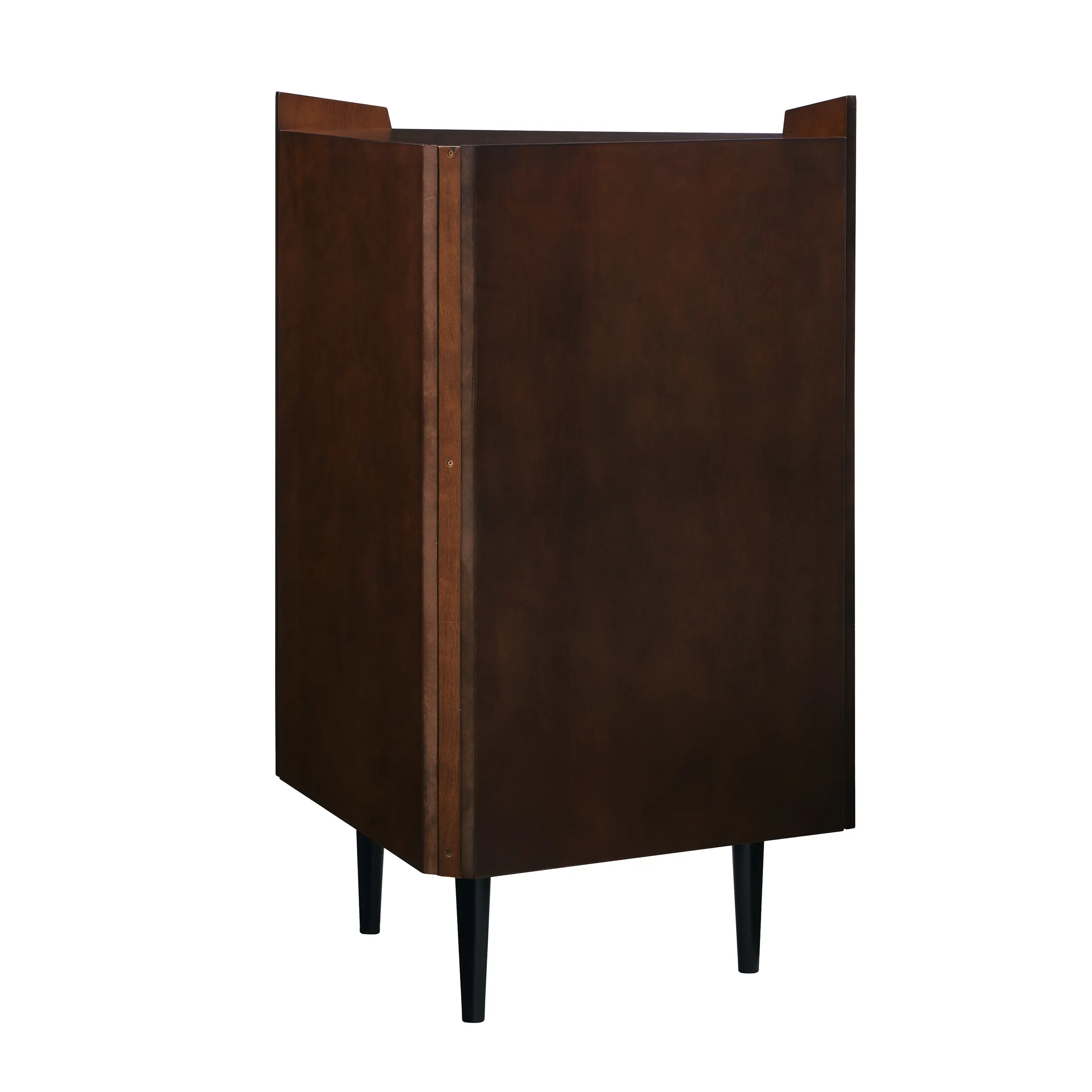 HZ1060 Larson Dark Tobacco Corner Bar Cabinet-5