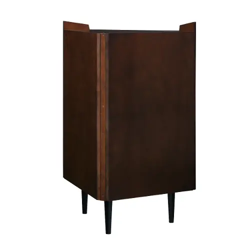 REGAL w21abh ダークブラウン　25cm Larson Dark Tobacco Corner Bar Cabinet | RC Willey