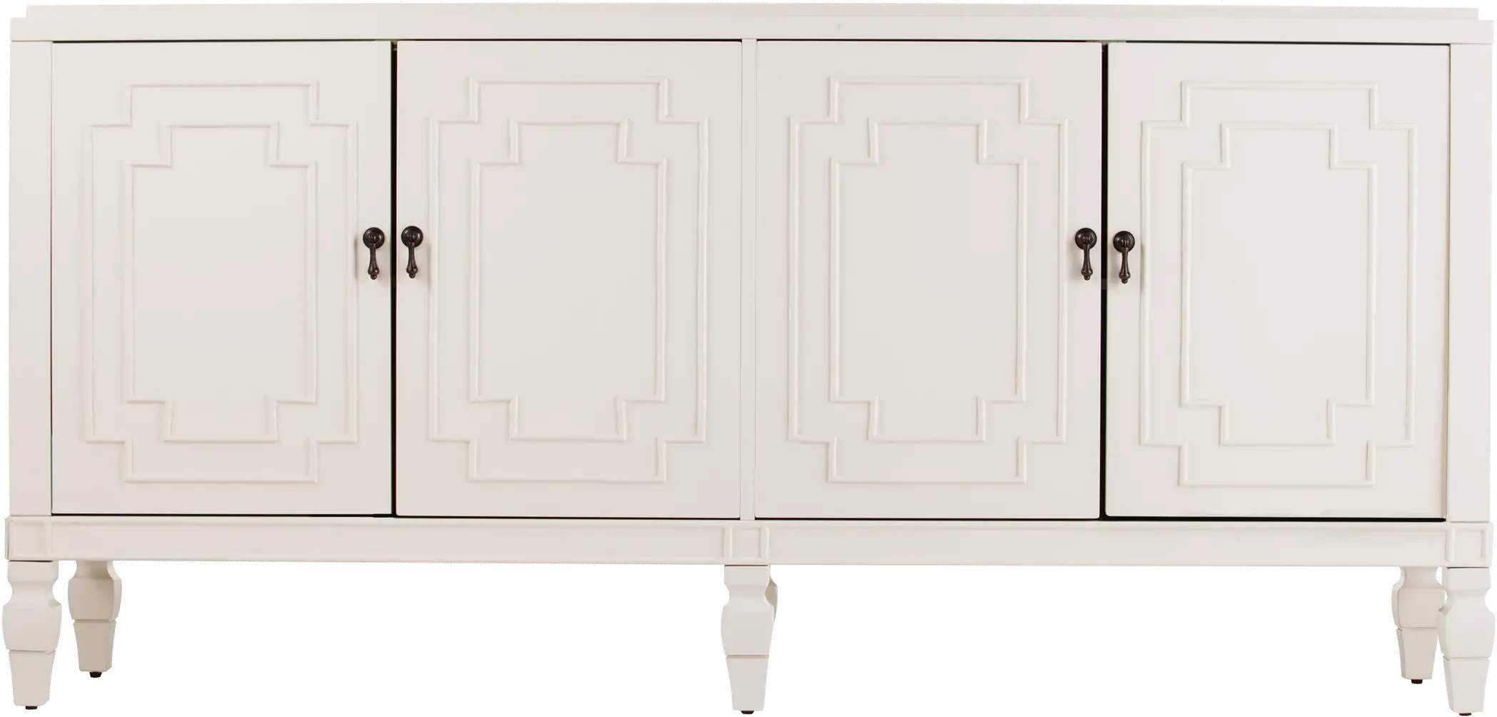 HZ1066605 Tropman Antique White Accent Cabinet-1