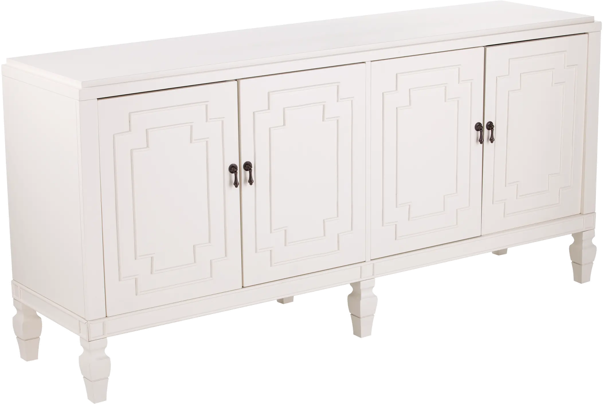 HZ1066605 Tropman Antique White Accent Cabinet-4