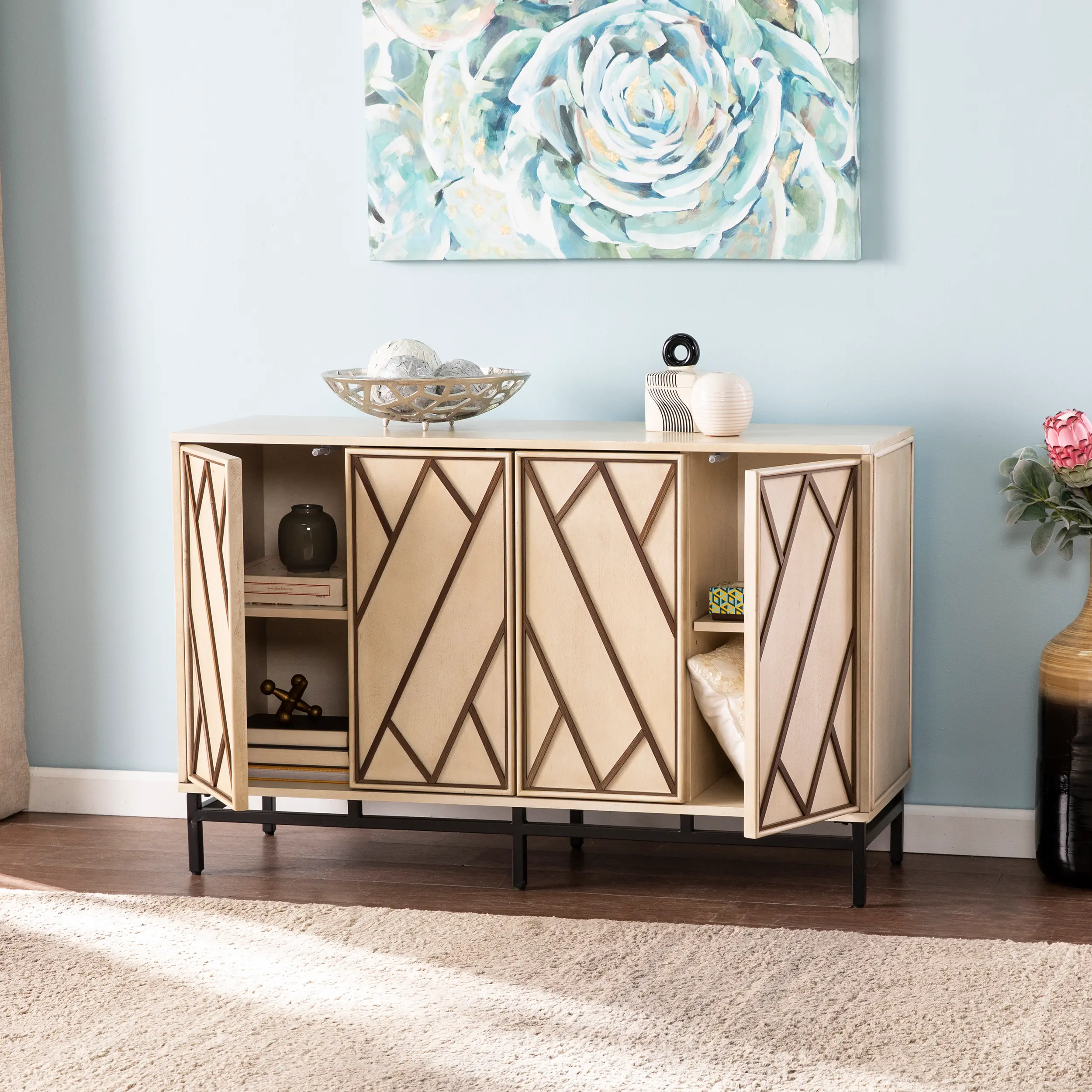 HZ1078805 Bremling Art Deco Accent Cabinet-2