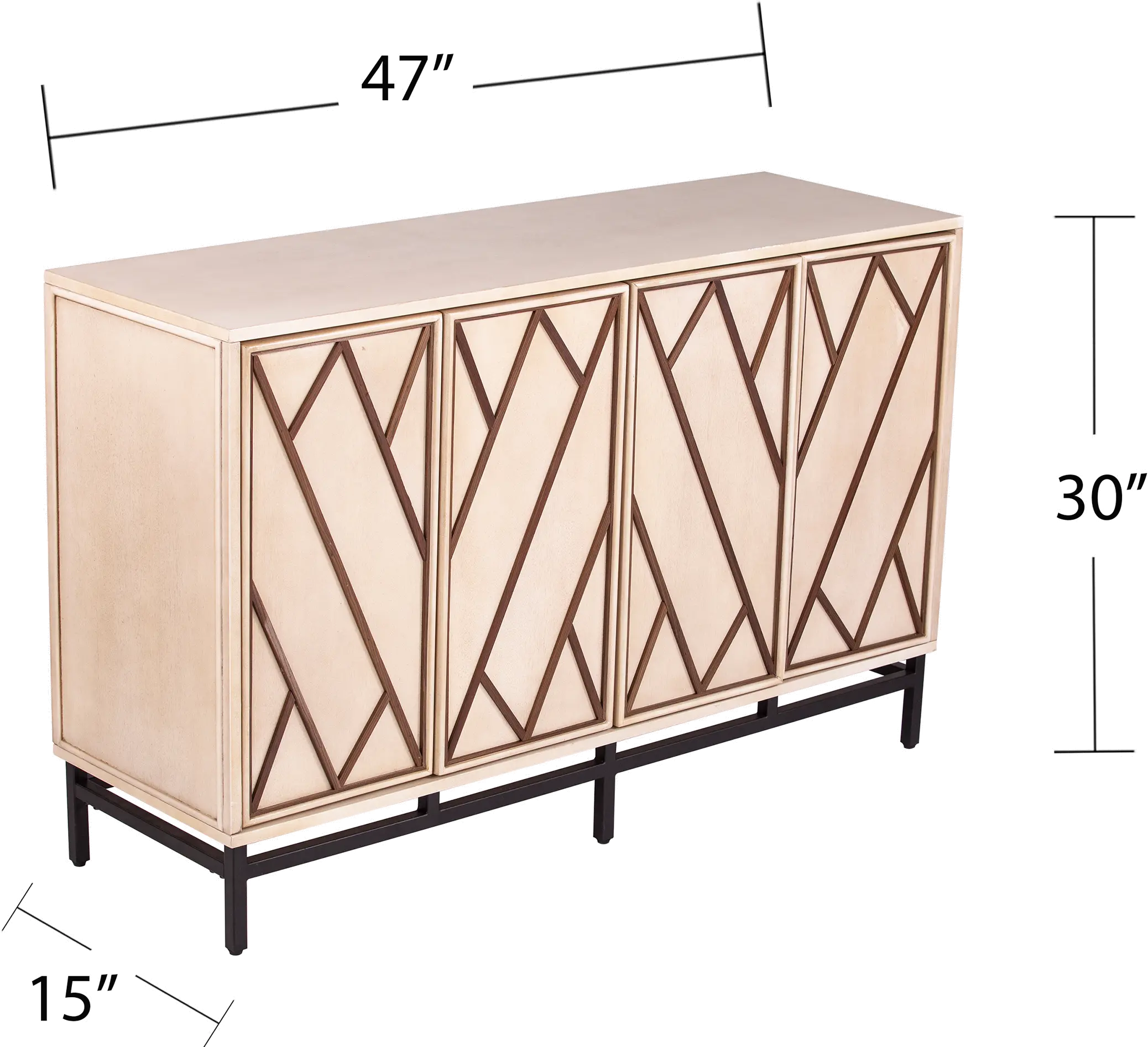 HZ1078805 Bremling Art Deco Accent Cabinet-9