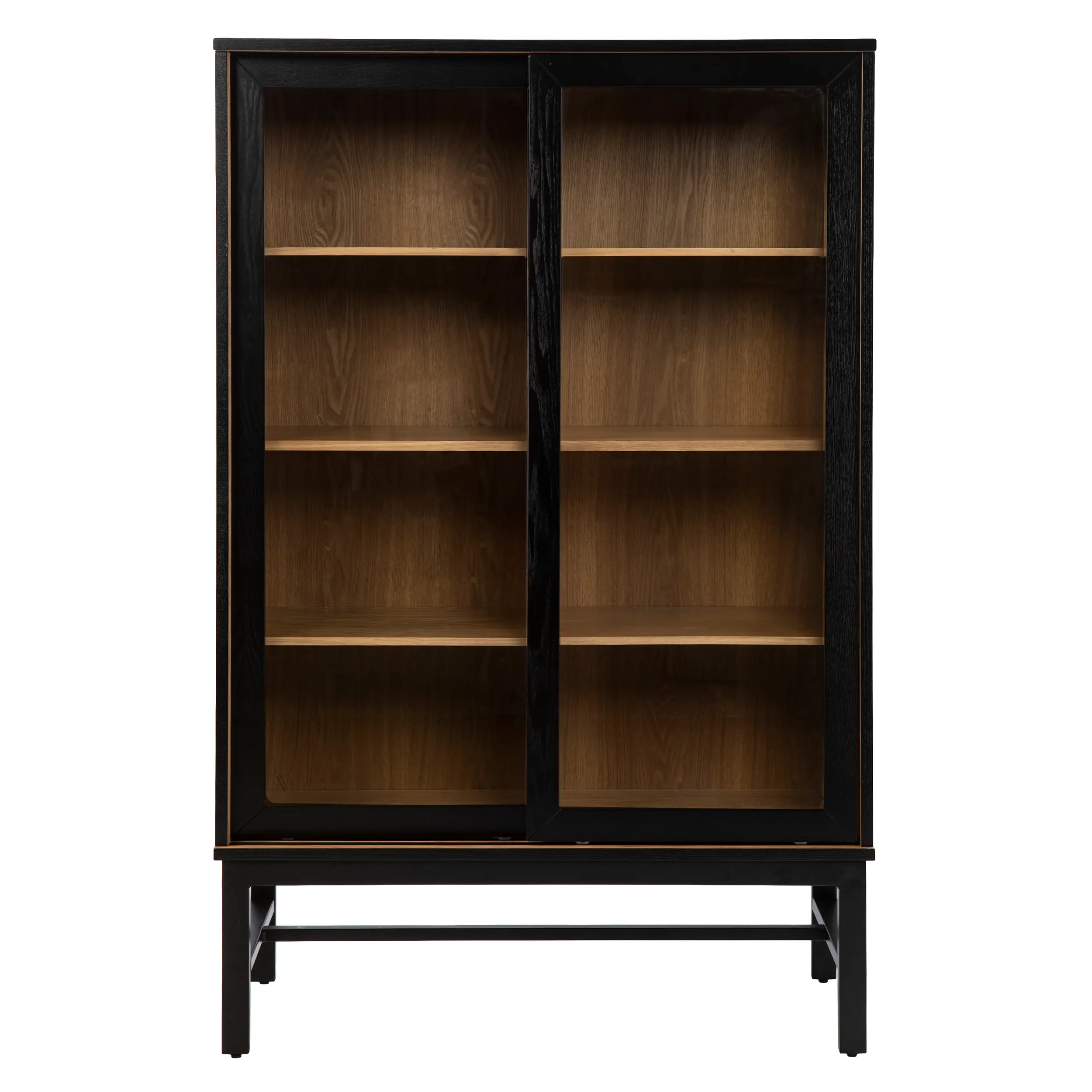 HZ1093805 Hearzly Black Display Cabinet-1