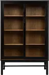 HZ1093805 Hearzly Black Display Cabinet