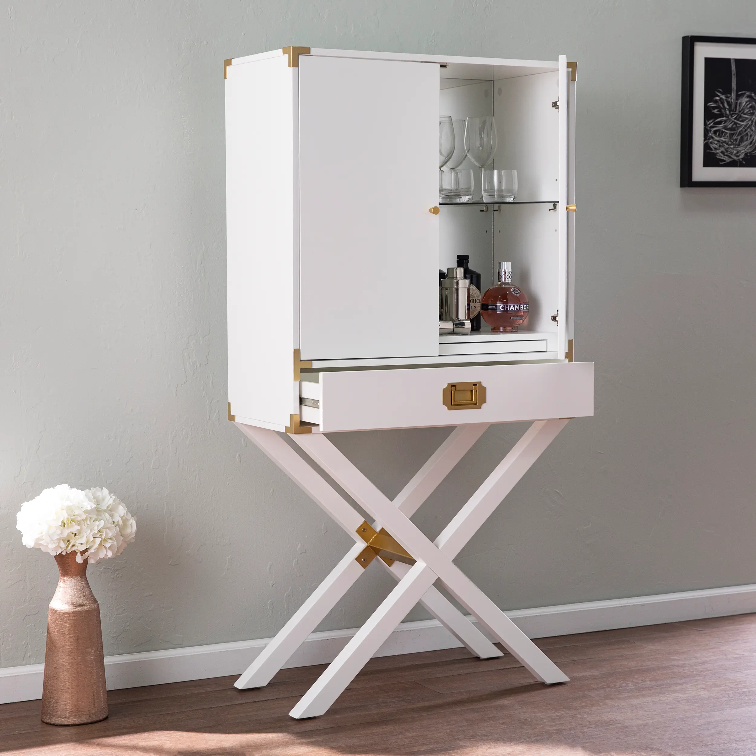 HZ1093941 Campaign Tall White Bar Cabinet-2