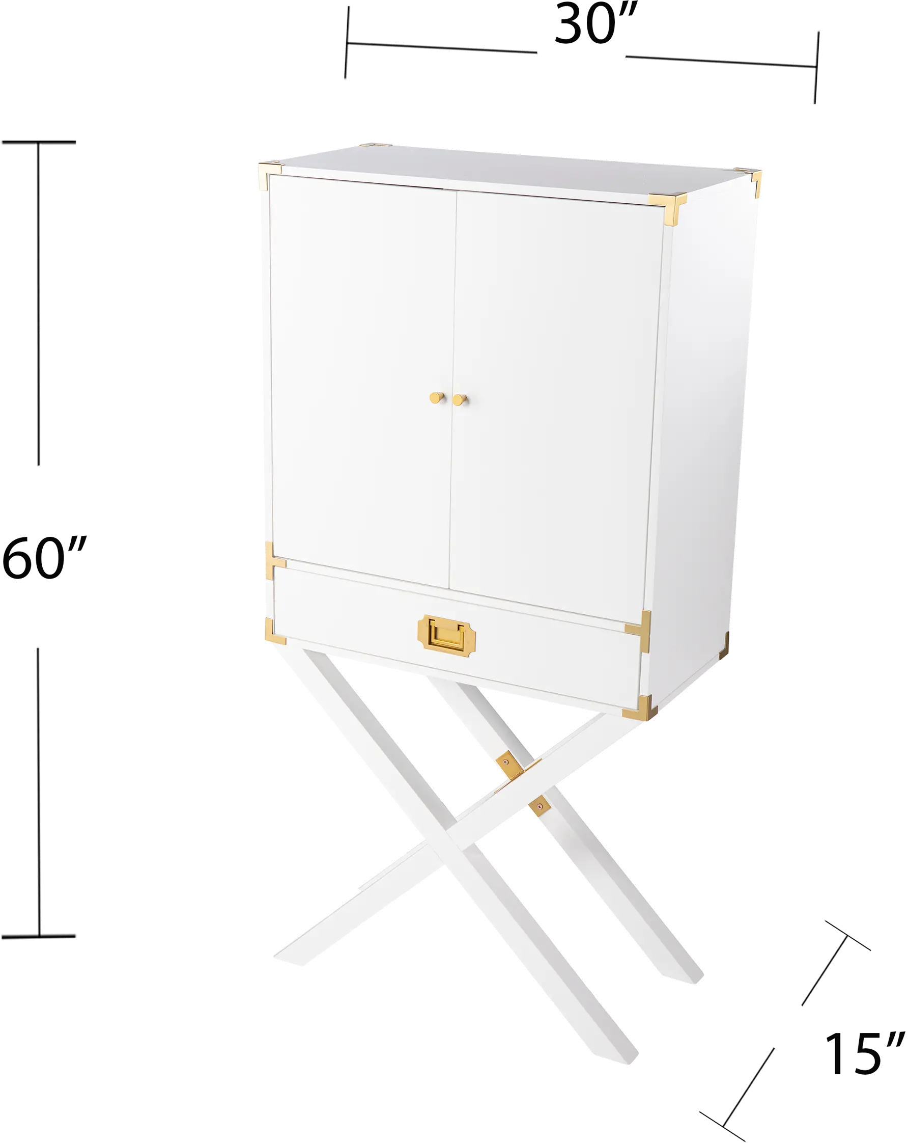 HZ1093941 Campaign Tall White Bar Cabinet-9