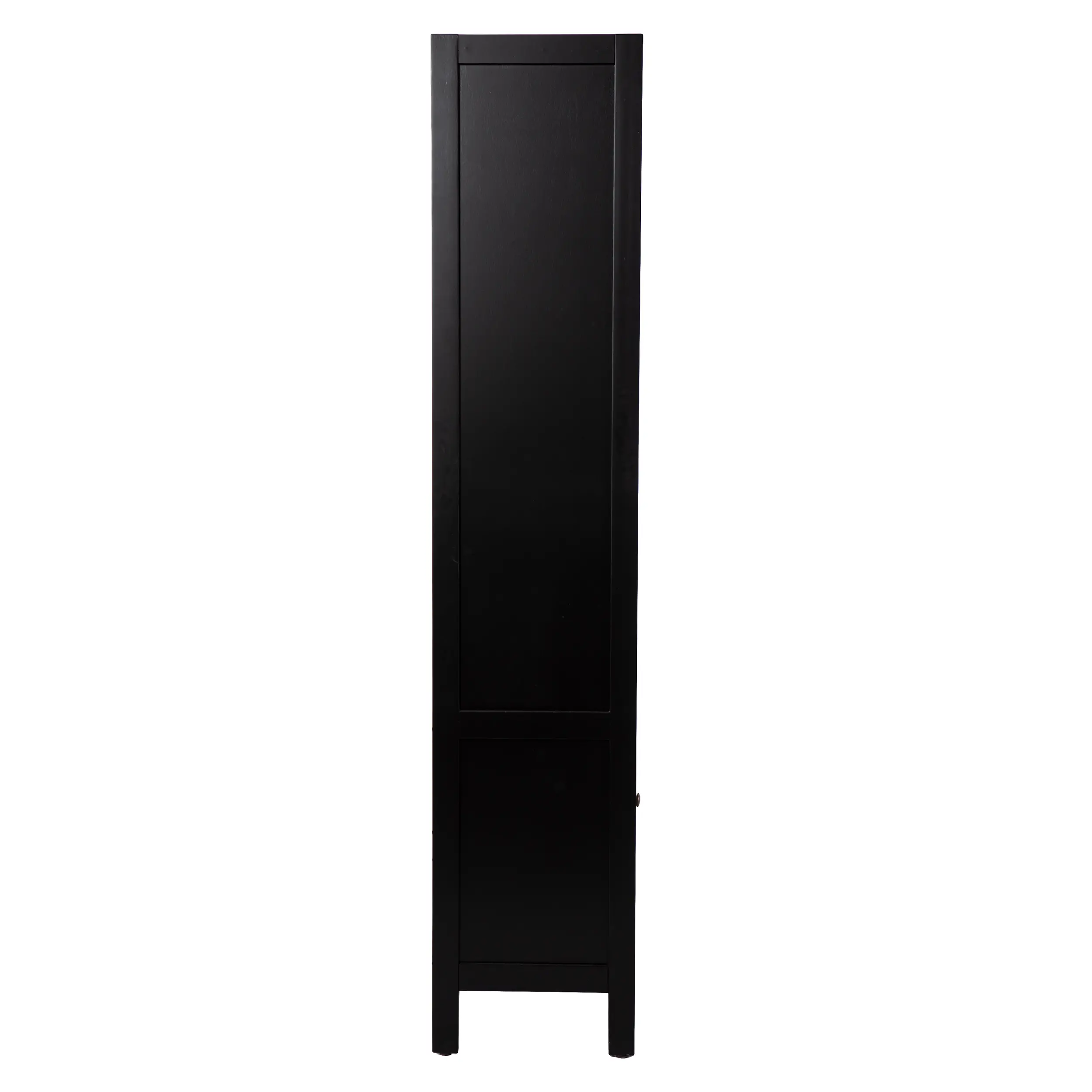 HZ1096138 Carondale Black & Rattan Bookcase-6