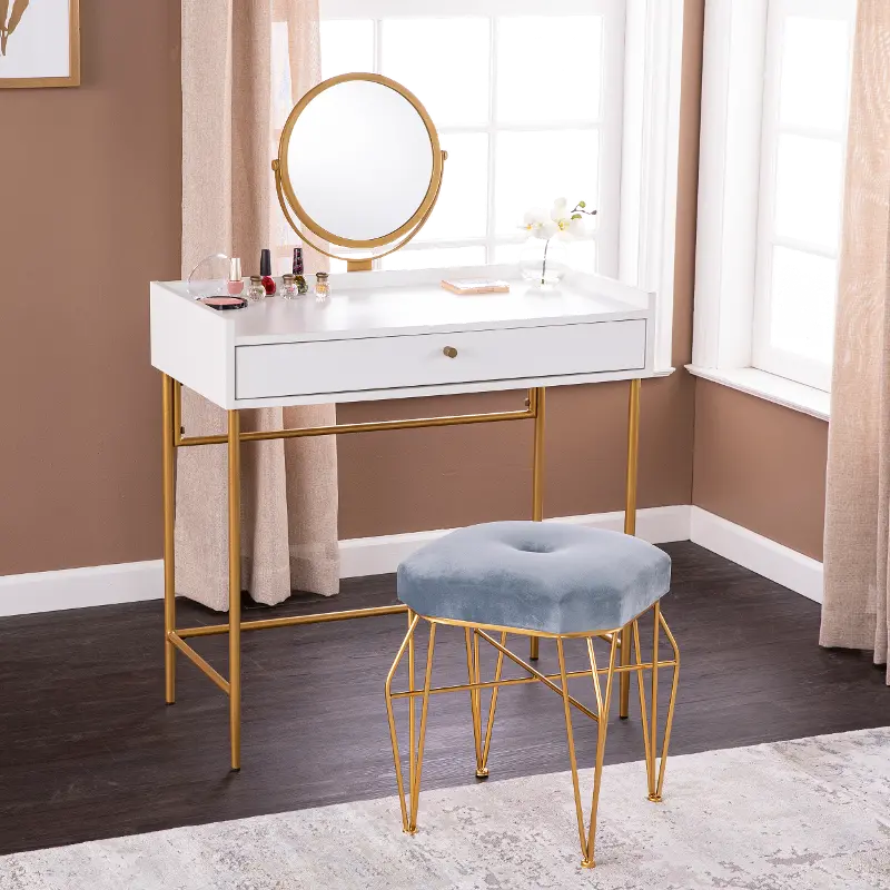 Derald Vanity Table with Mirror