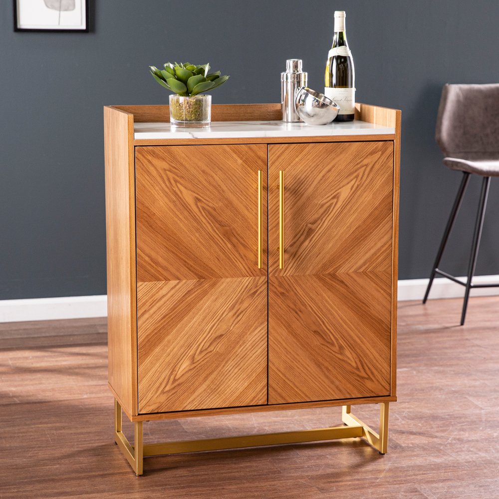 Trilken Bar Cabinet with Wine Storage