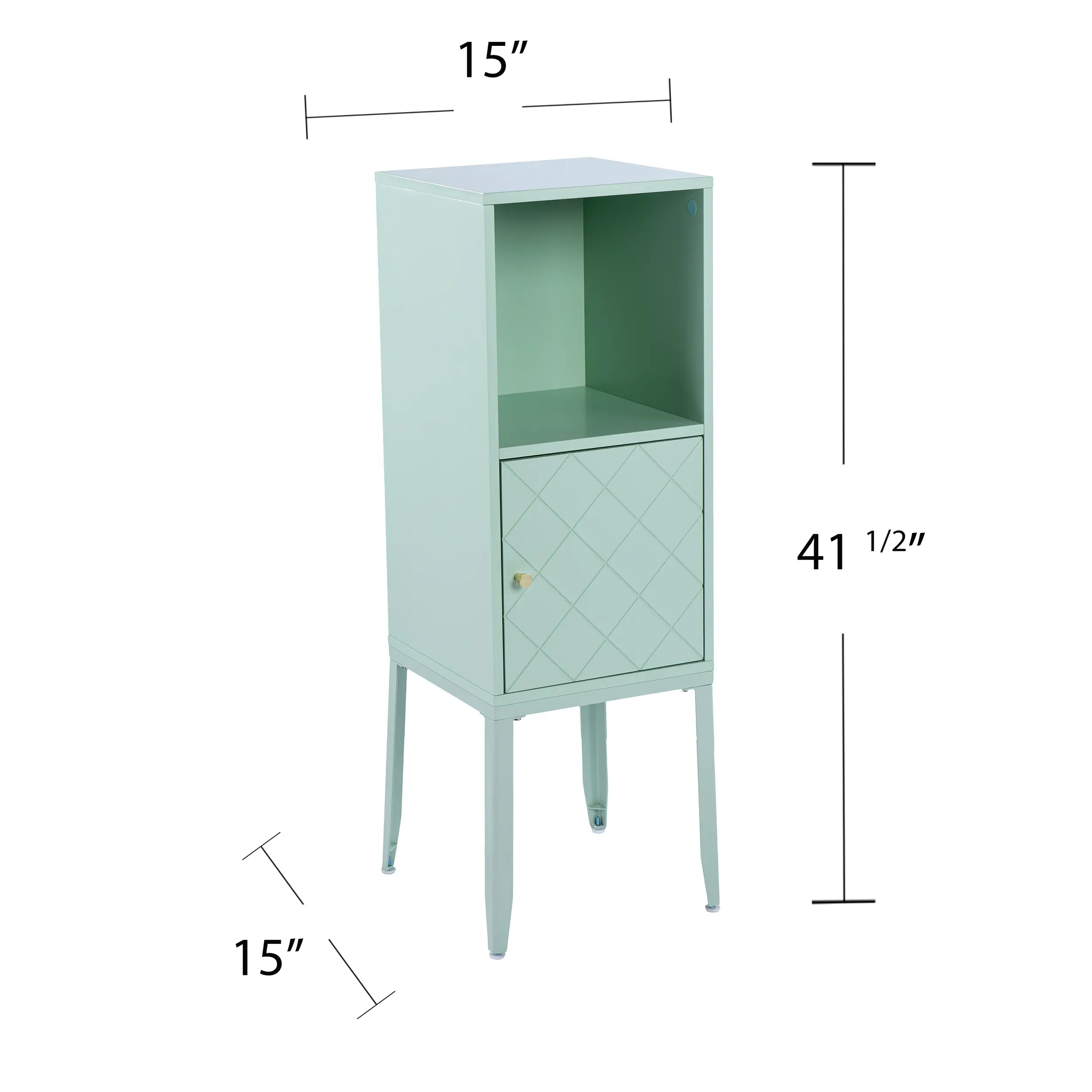 HZ1105505 Herzo Green Storage Cabinet-3
