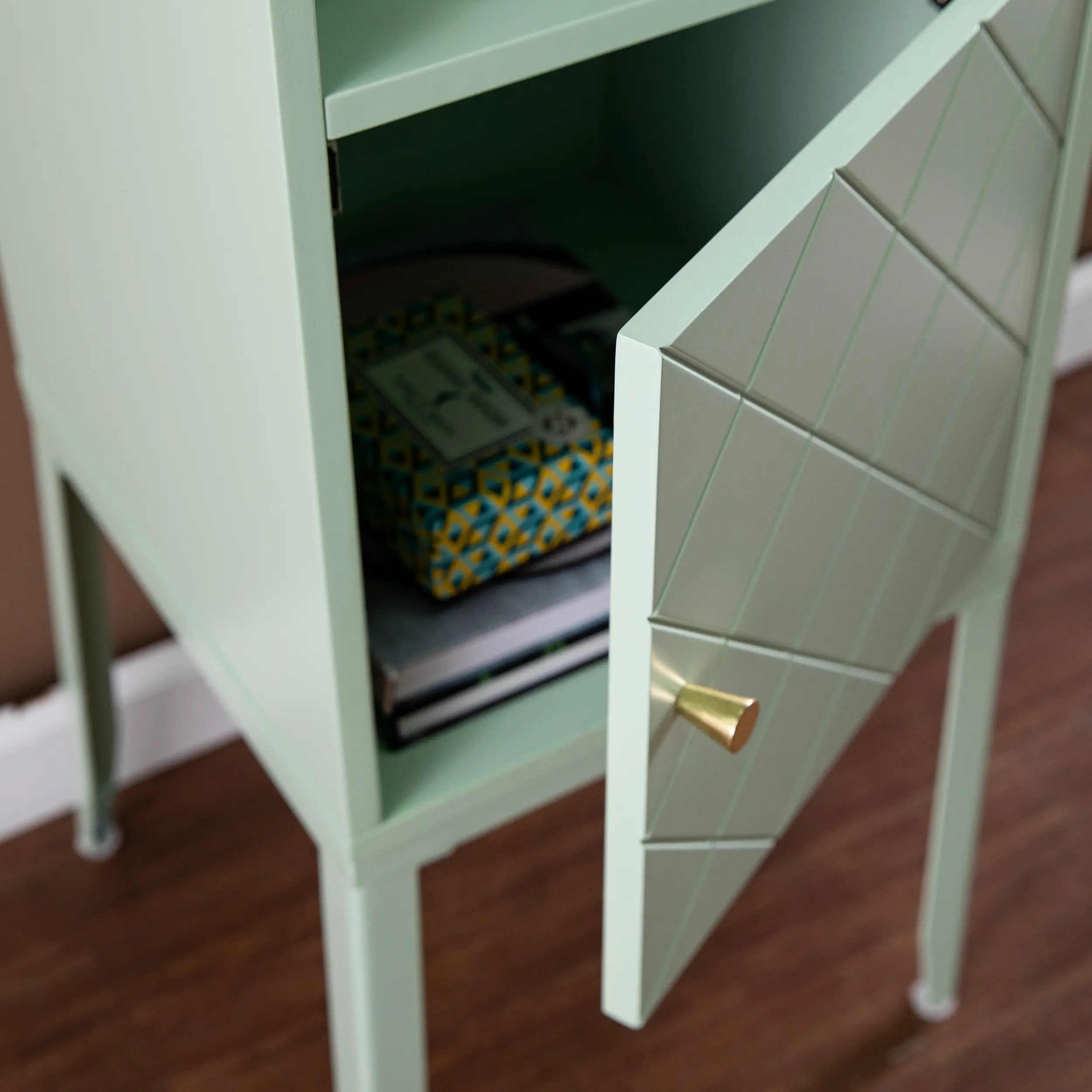 HZ1105505 Herzo Green Storage Cabinet-8