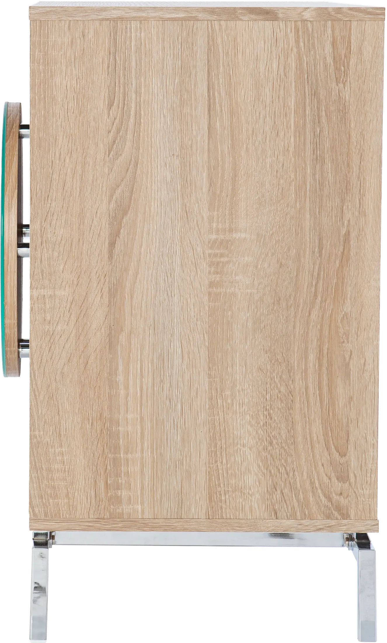 HZ1114405 Northdom Light Brown Bar Cabinet with Wine Storage-7