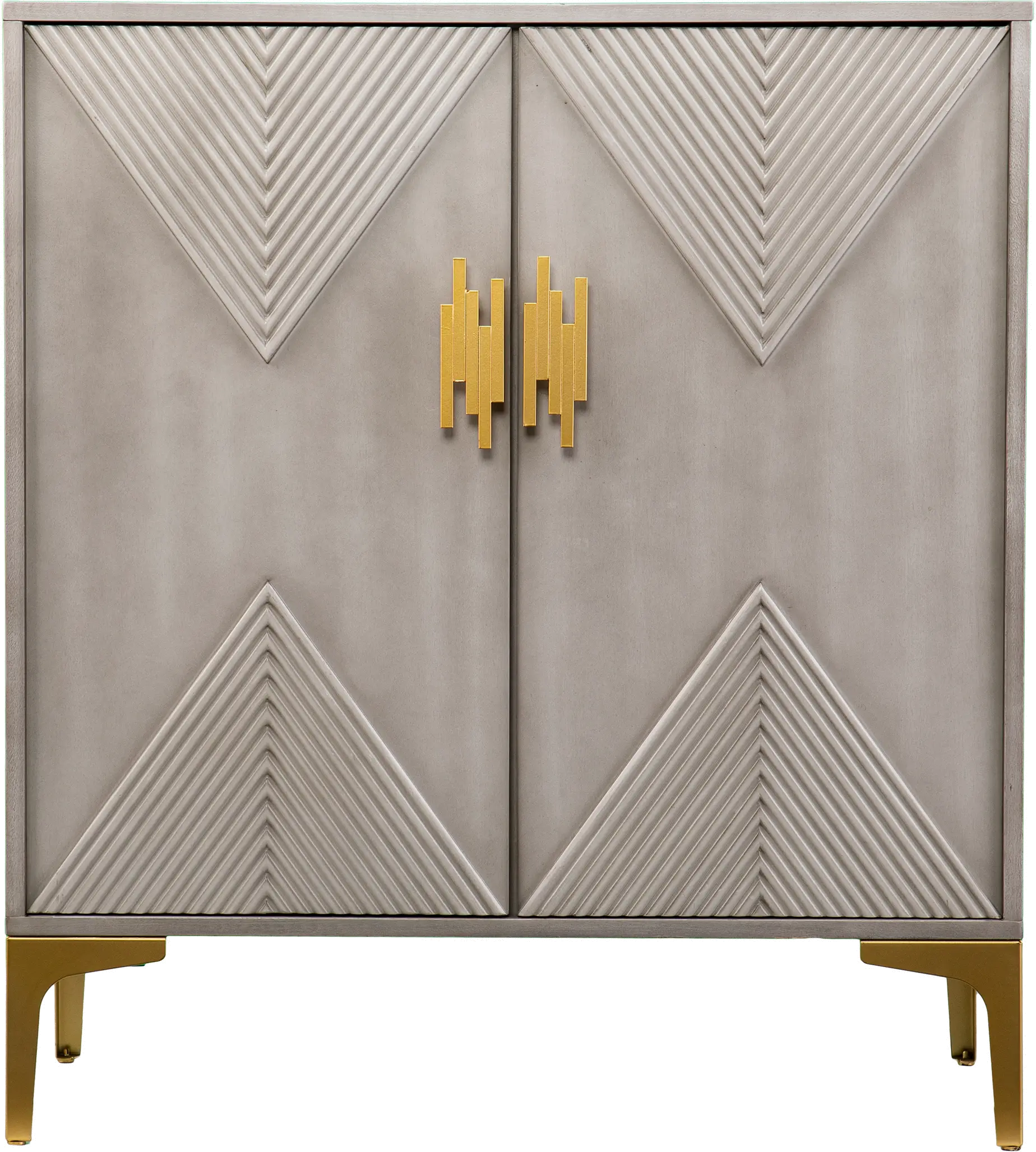 HZ1140405 Lantara Gray Modern Storage Cabinet-1