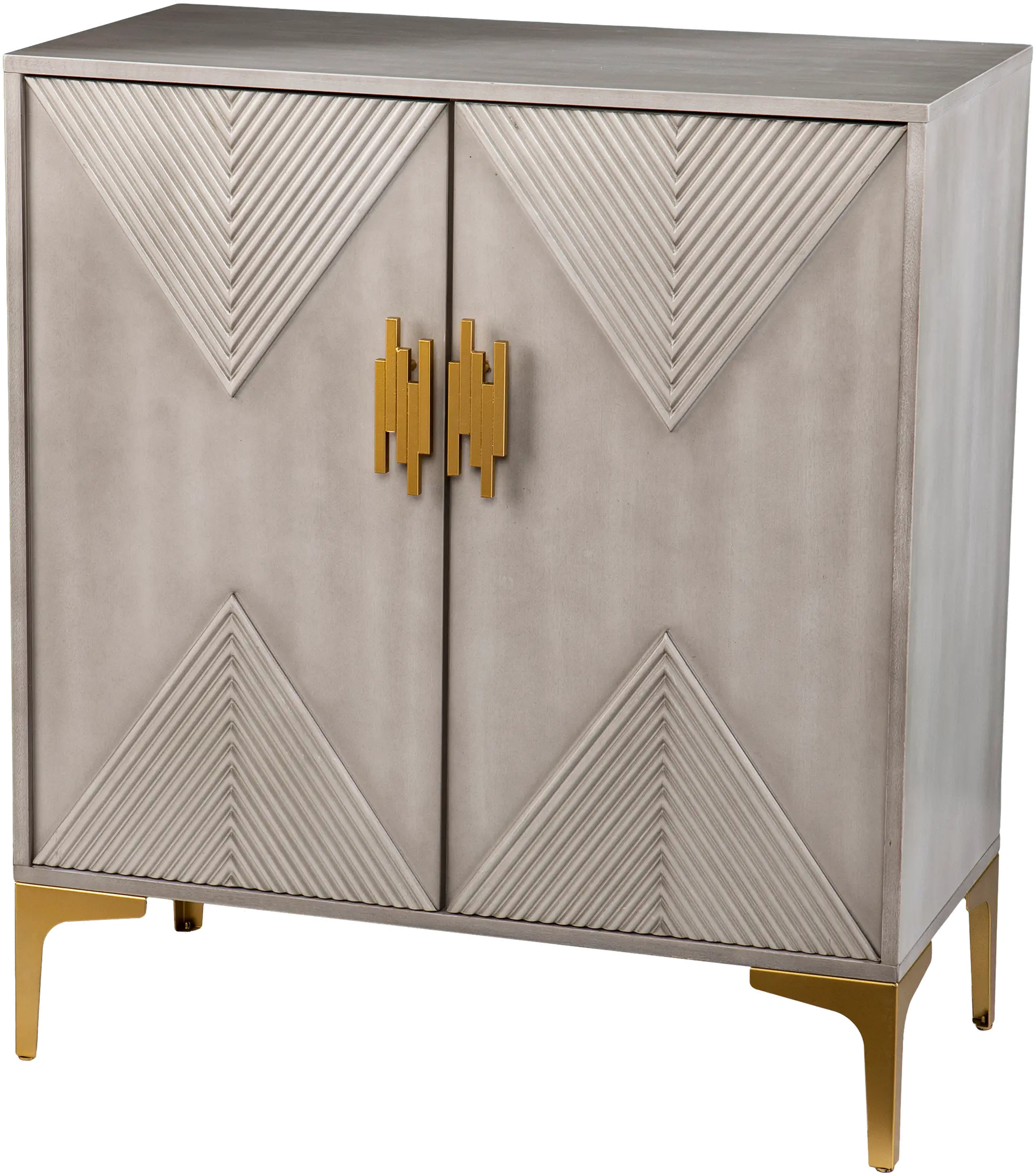 HZ1140405 Lantara Gray Modern Storage Cabinet-4