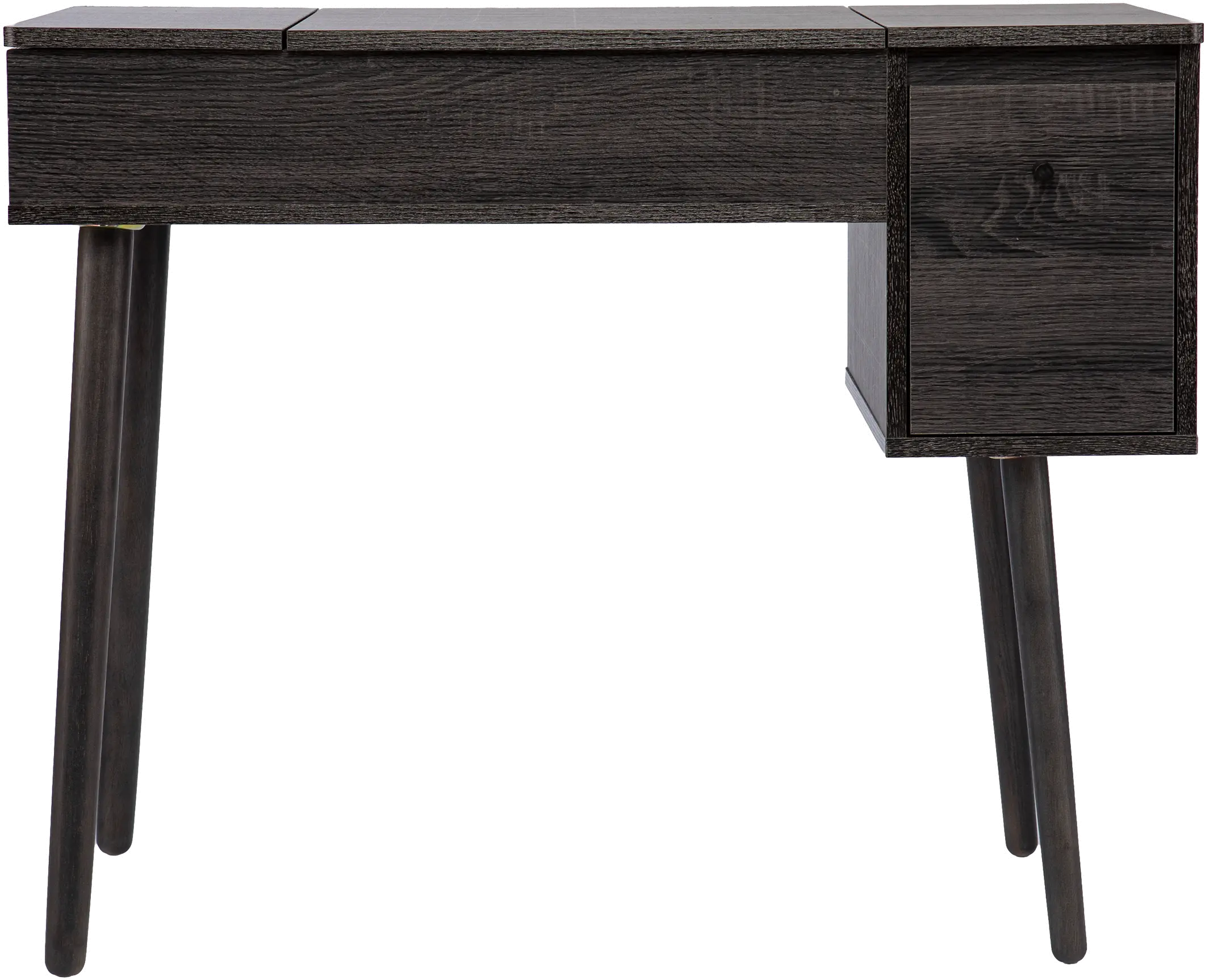 HZ1152644 Holly & Martin Harzen Black Storage Vanity with Mirror-5