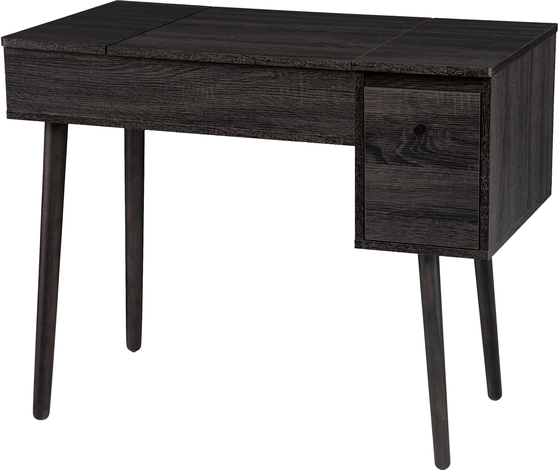 HZ1152644 Holly & Martin Harzen Black Storage Vanity with Mirror-6