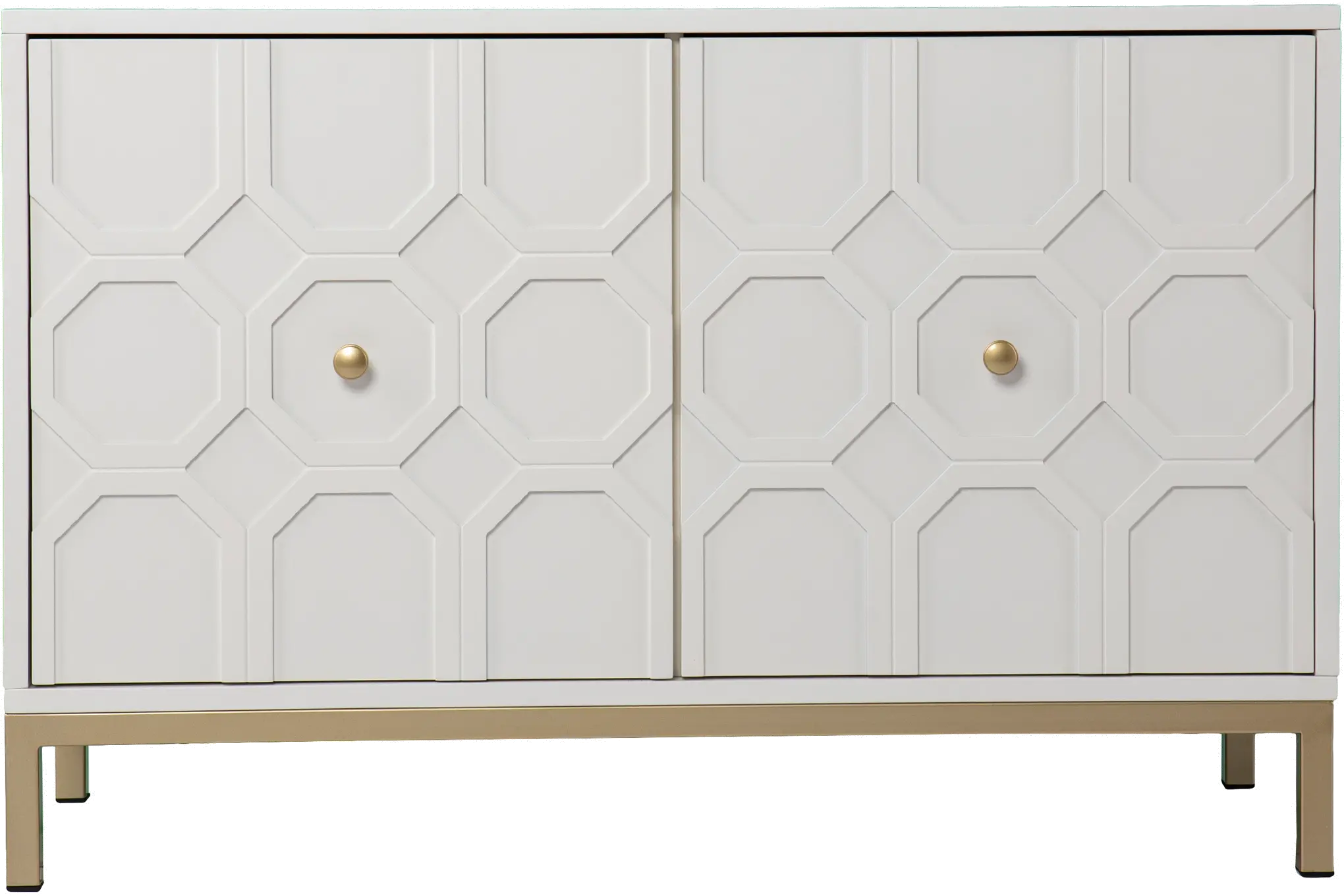 HZ1153005 Gramdlynn White Two-Door Accent Cabinet-4