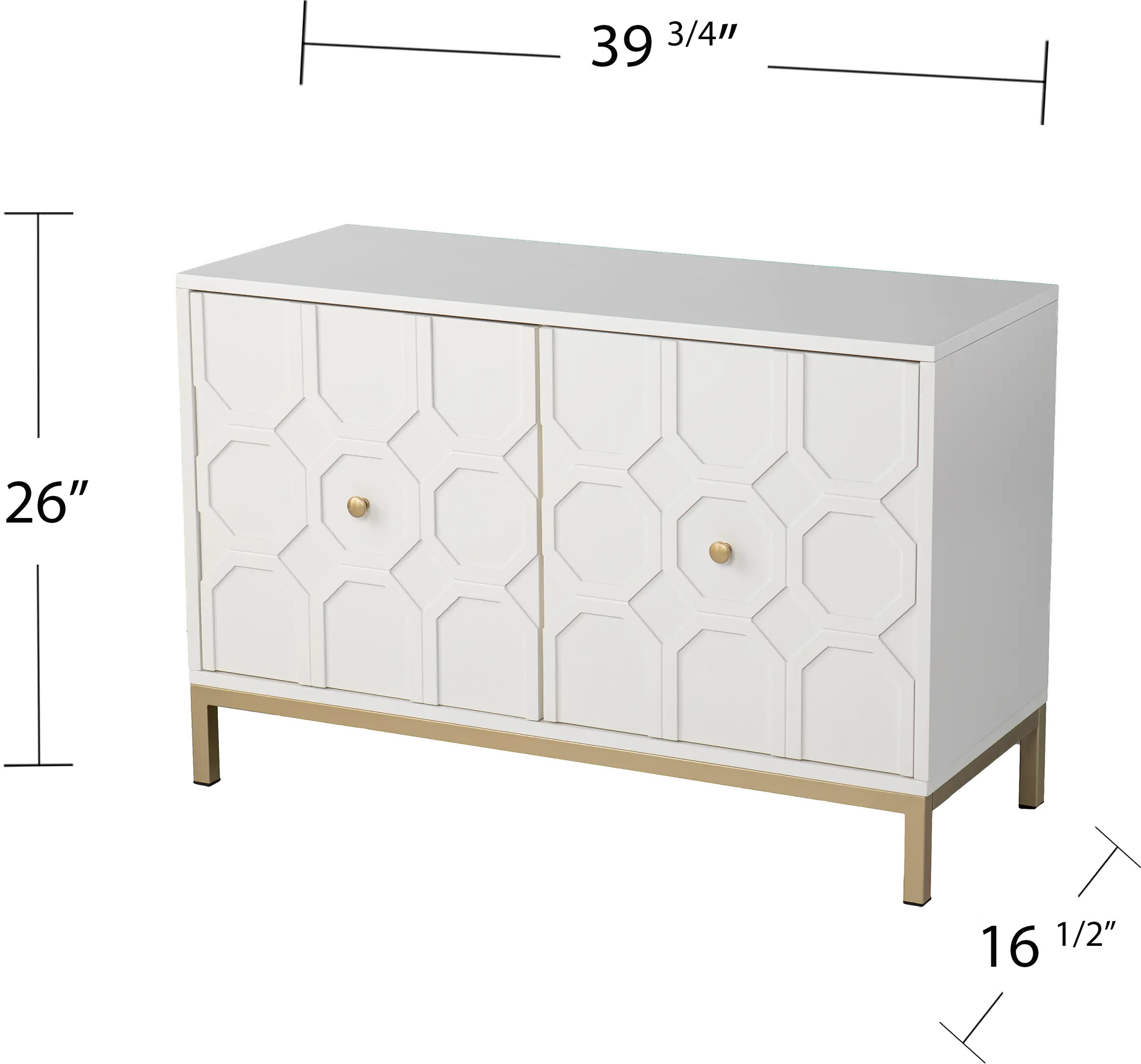 HZ1153005 Gramdlynn White Two-Door Accent Cabinet-8