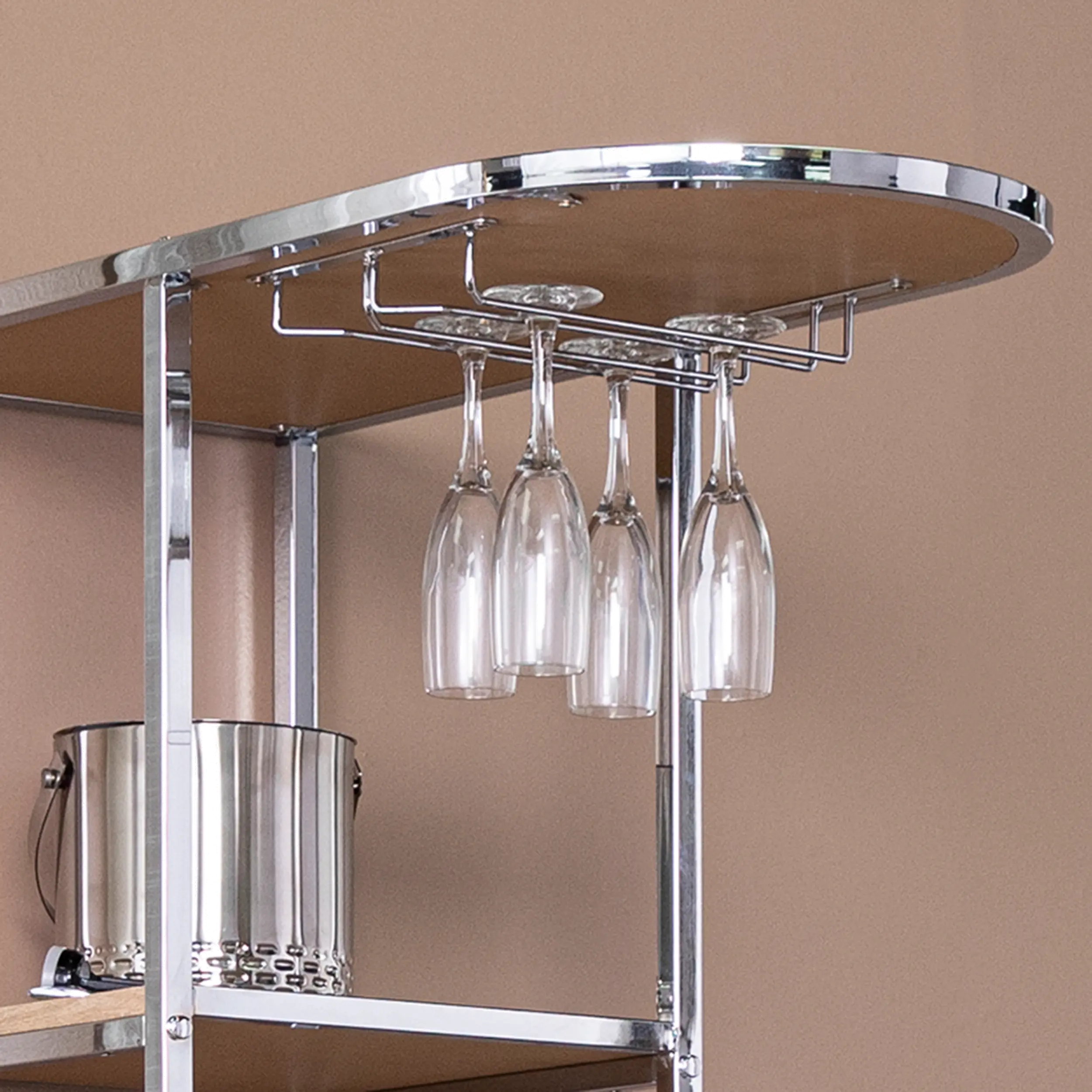 HZ1217512 Northdom Serving Table with Bar Storage-3