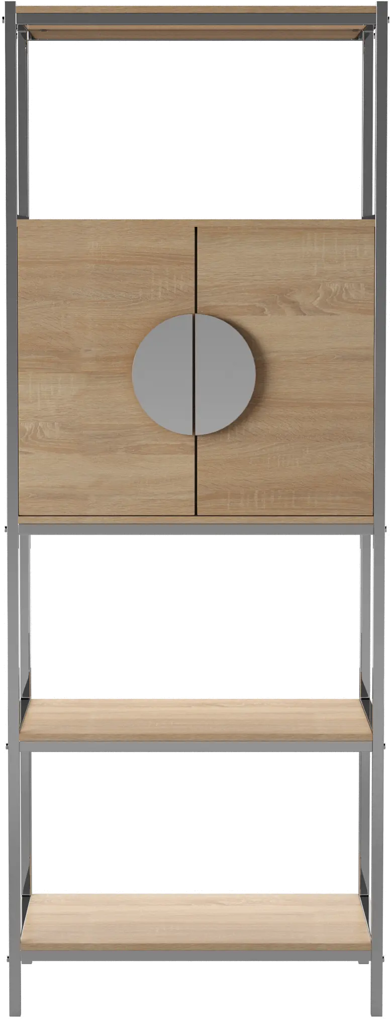 HZ1217541 Northdom Tall Bar Cabinet with Wine Storage-1