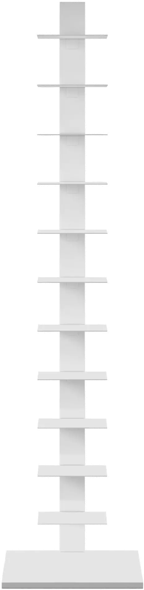 HZ1220412 Stewartby White Spine Tower Bookshelf-3