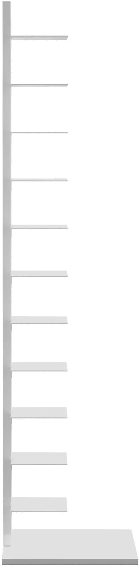 HZ1220412 Stewartby White Spine Tower Bookshelf-4