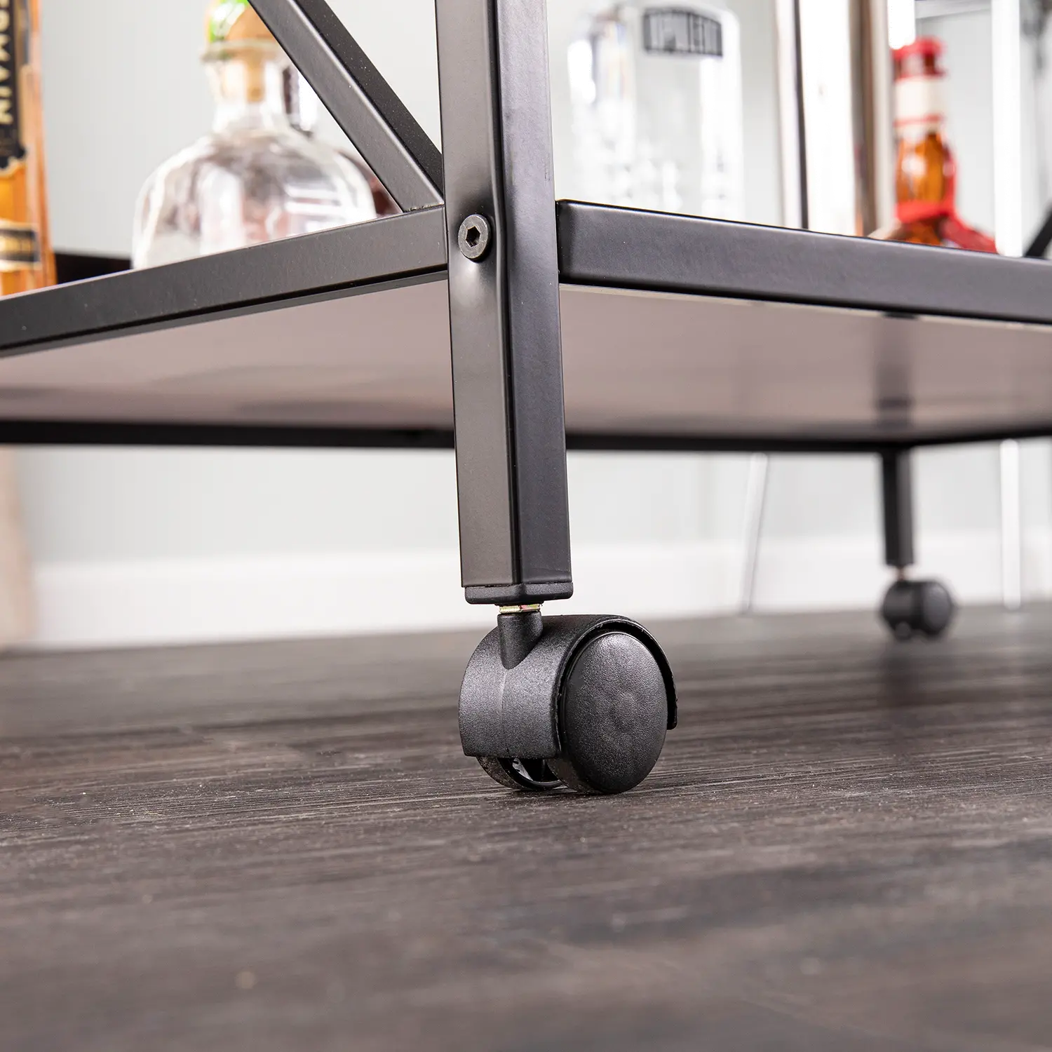 HZ1221440 Maxton Black & White Bar Cart-4