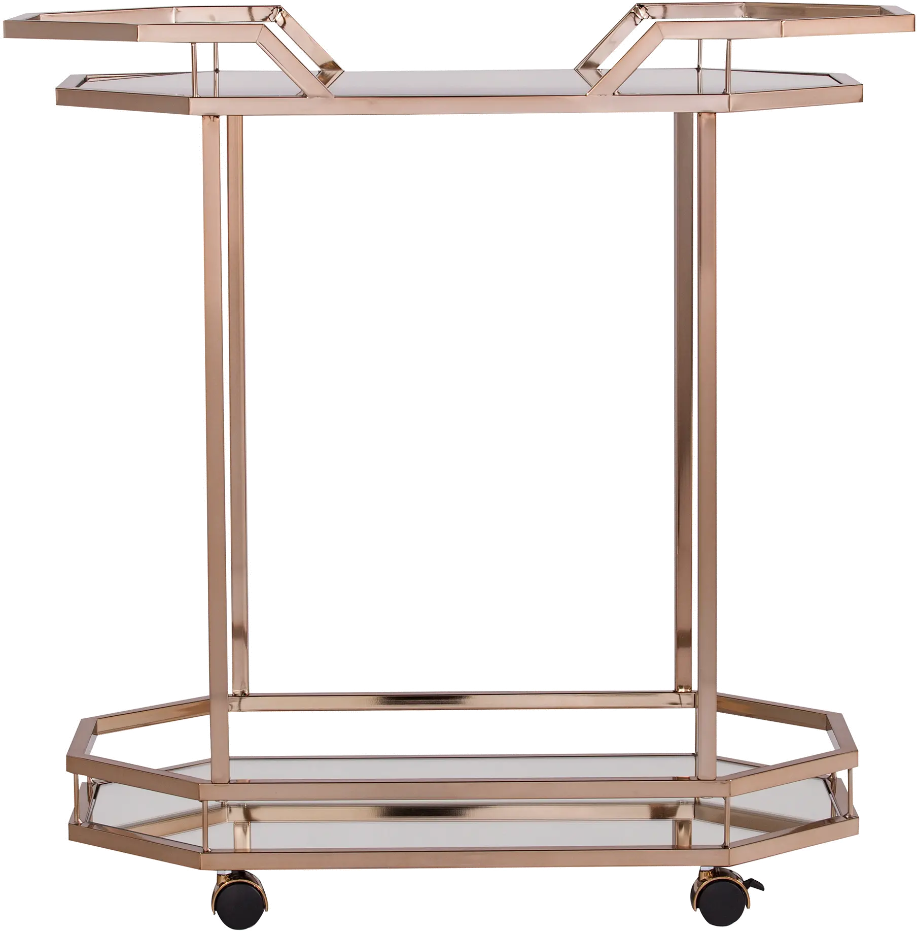 HZ2011 Ari Champagne Art Deco Bar Cart-1