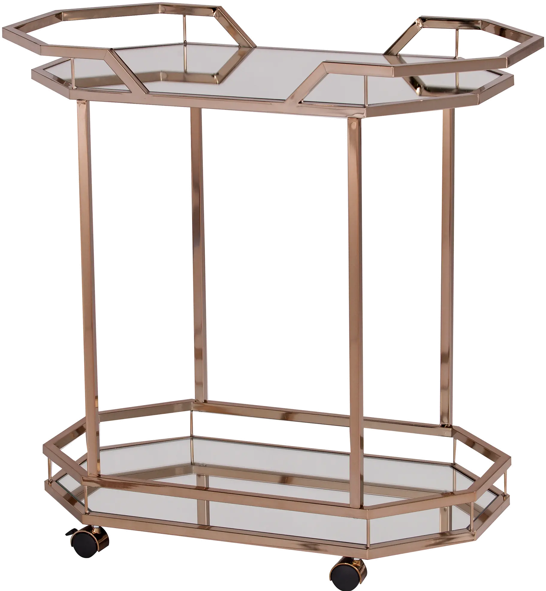 HZ2011 Ari Champagne Art Deco Bar Cart-4