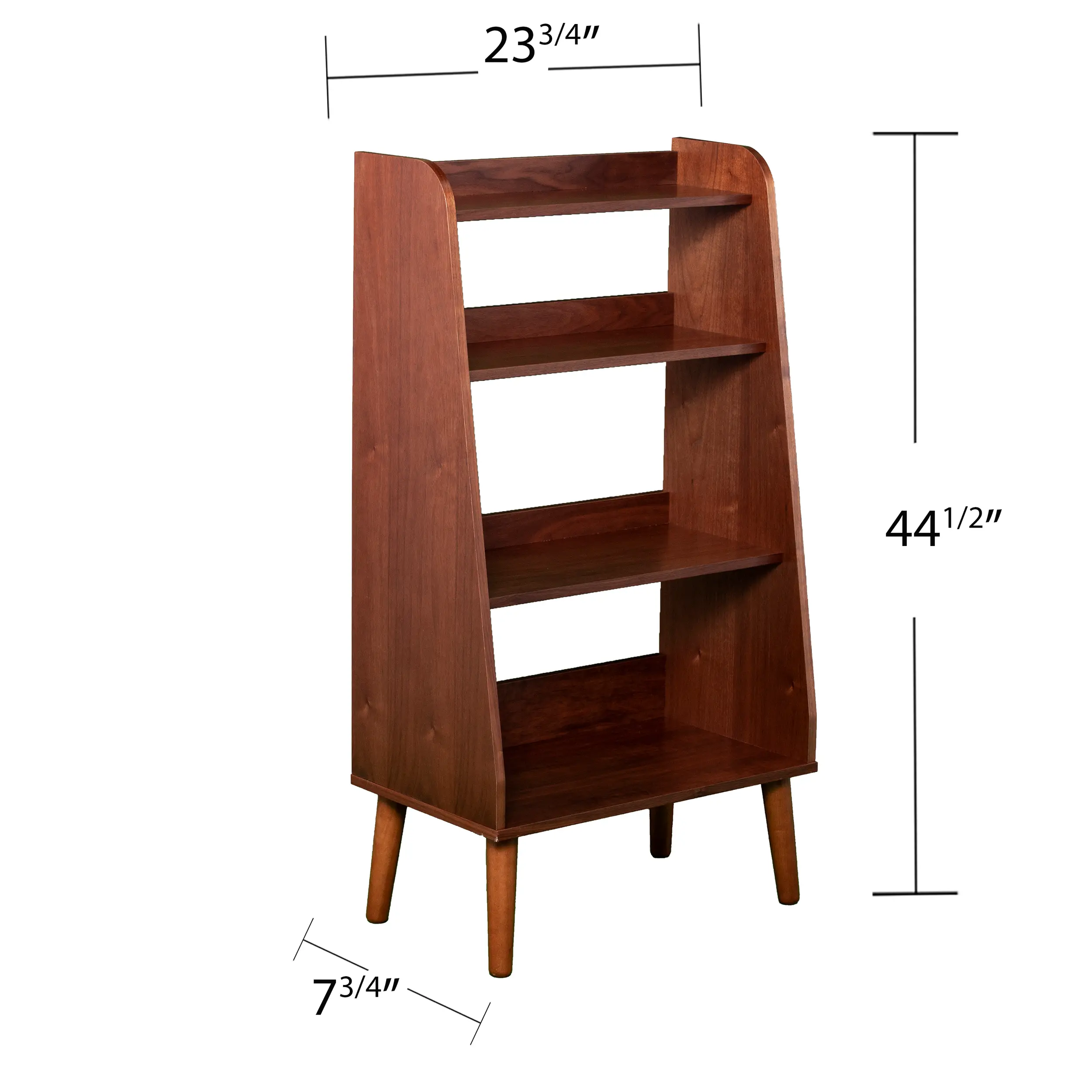 HZ4052 Berritza Small Walnut Bookshelf-6