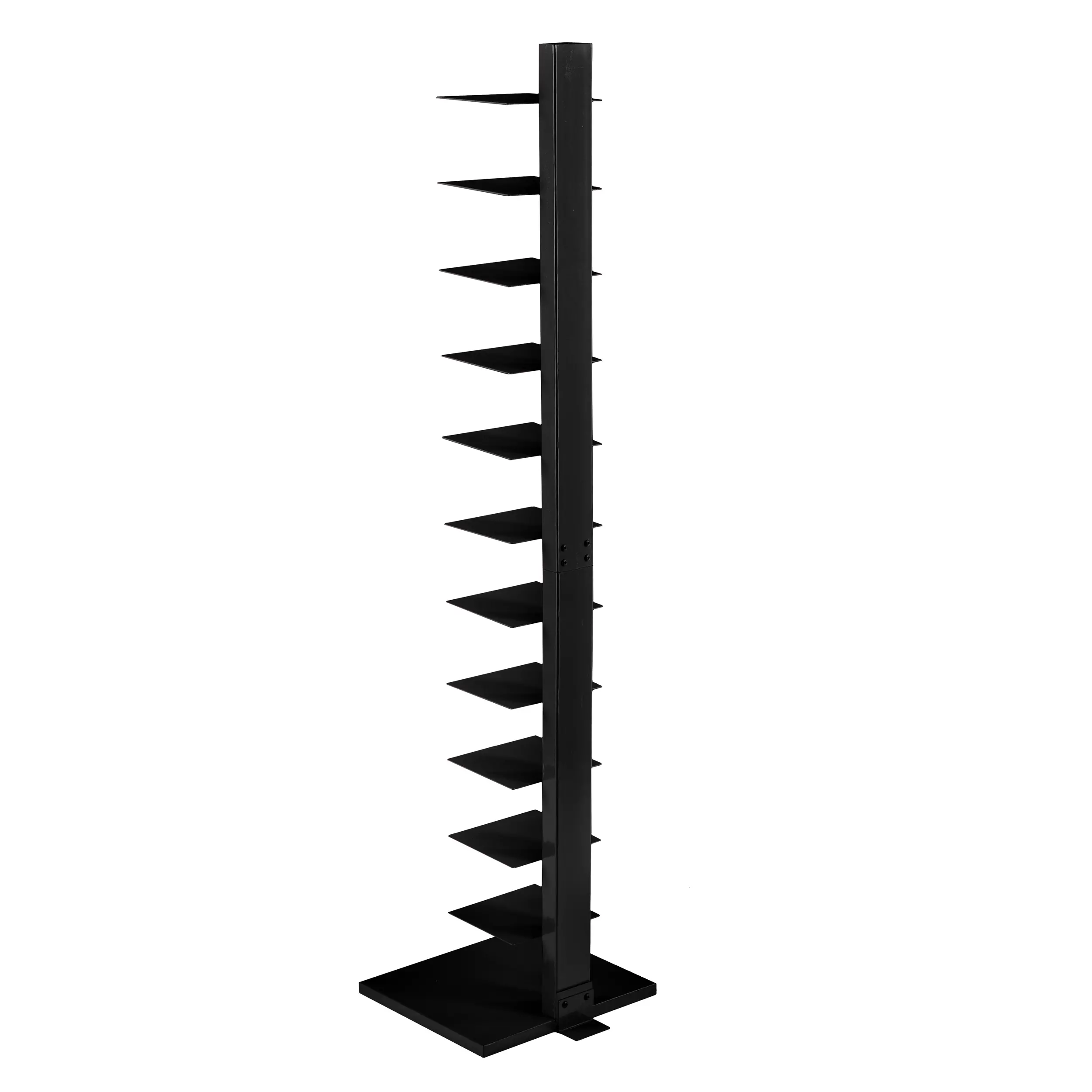 HZ9493 Stewartby Black Spine Tower Bookshelf-4