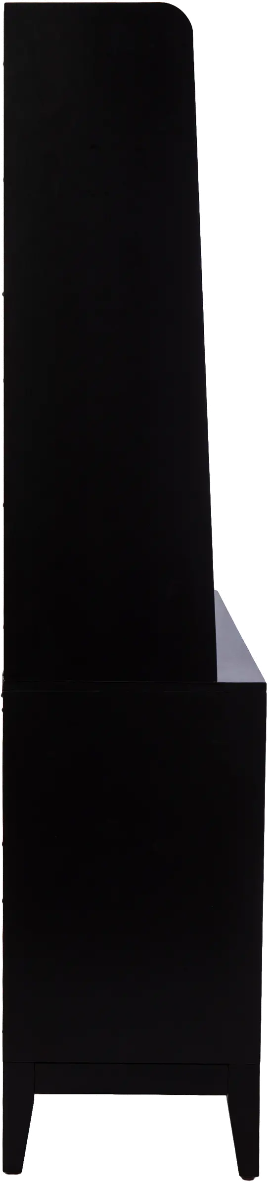 KA1096212 Carondale Black & Rattan Buffet Cabinet with Hutch-7