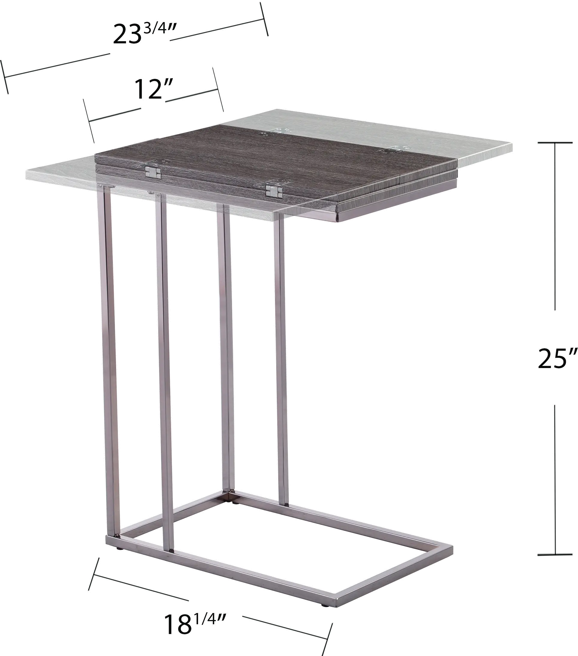 OC1014506 Clarkdom Gray Expandable C-Table-10