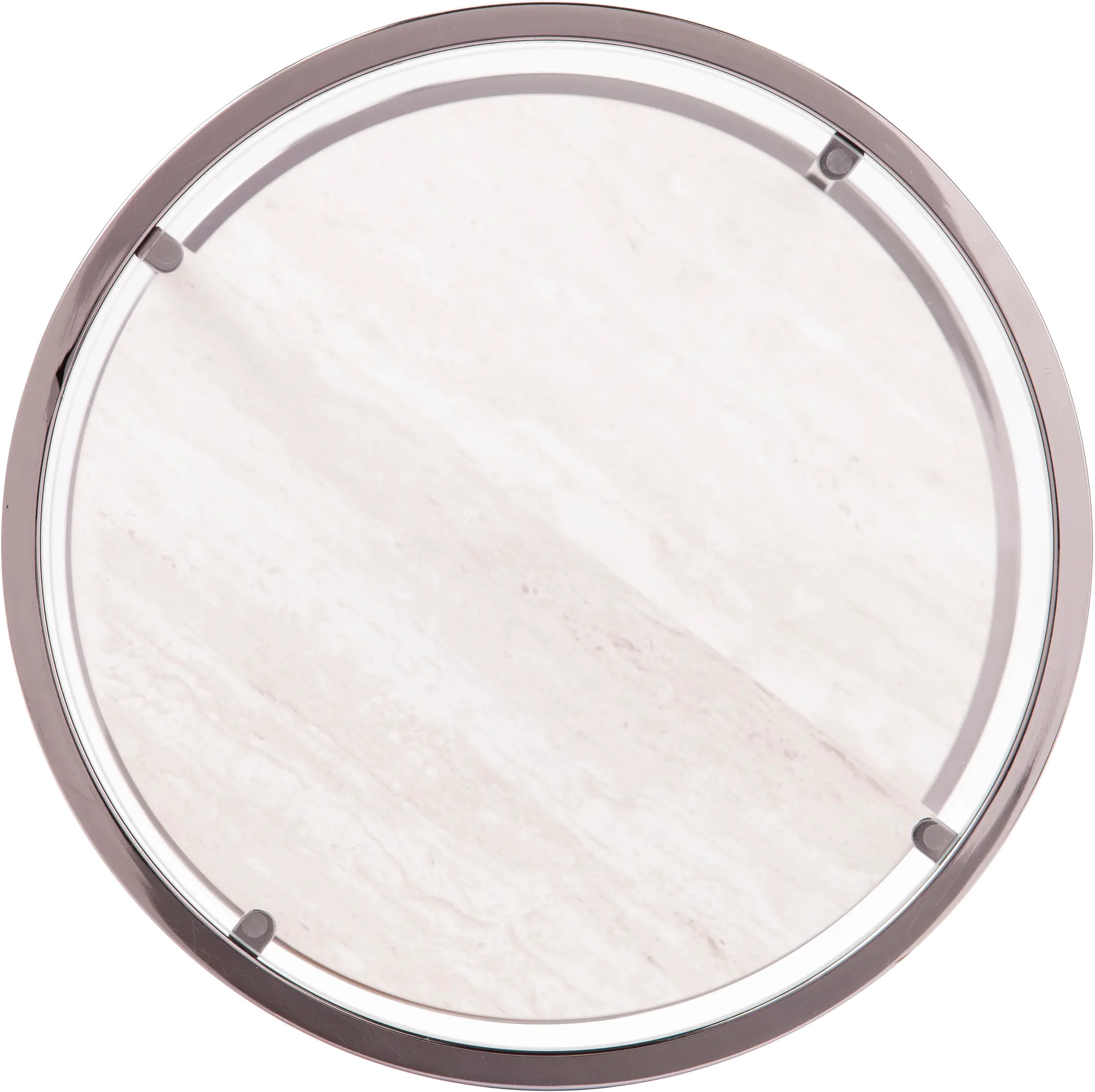 OC1081906 Ledermore Round Glass and Faux Stone Side Table-1