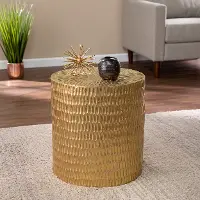 OC1097506 Doylin Brass Round Accent Table