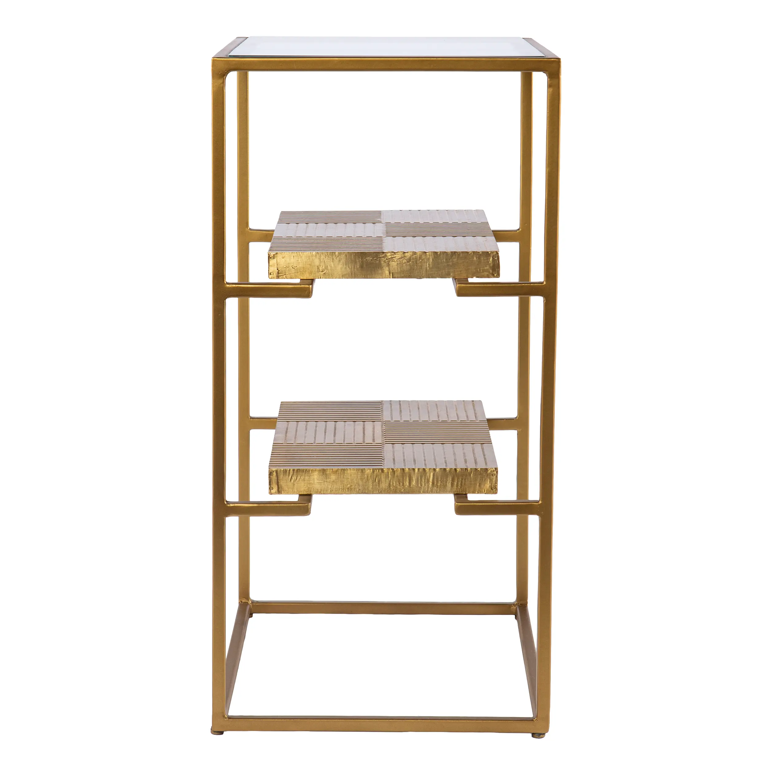 OC1098206 Penketh Gold End Table with Glass-Top-5