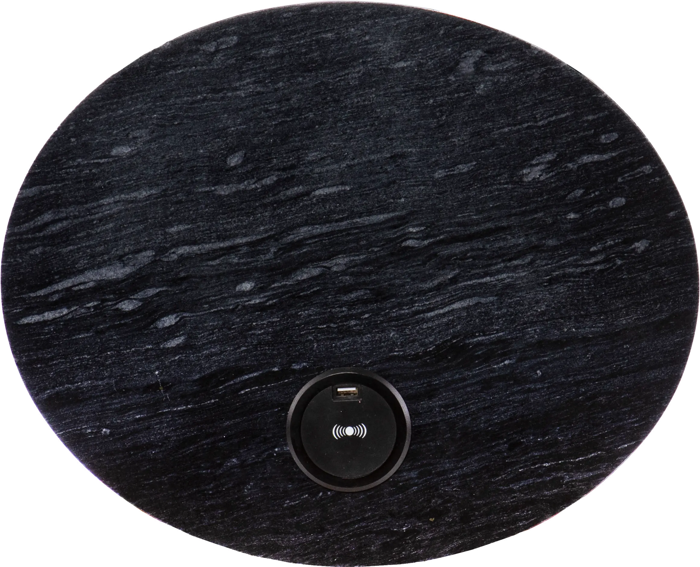 OC1134606 Clarvin Round Side Table with Wireless Charging Station-6