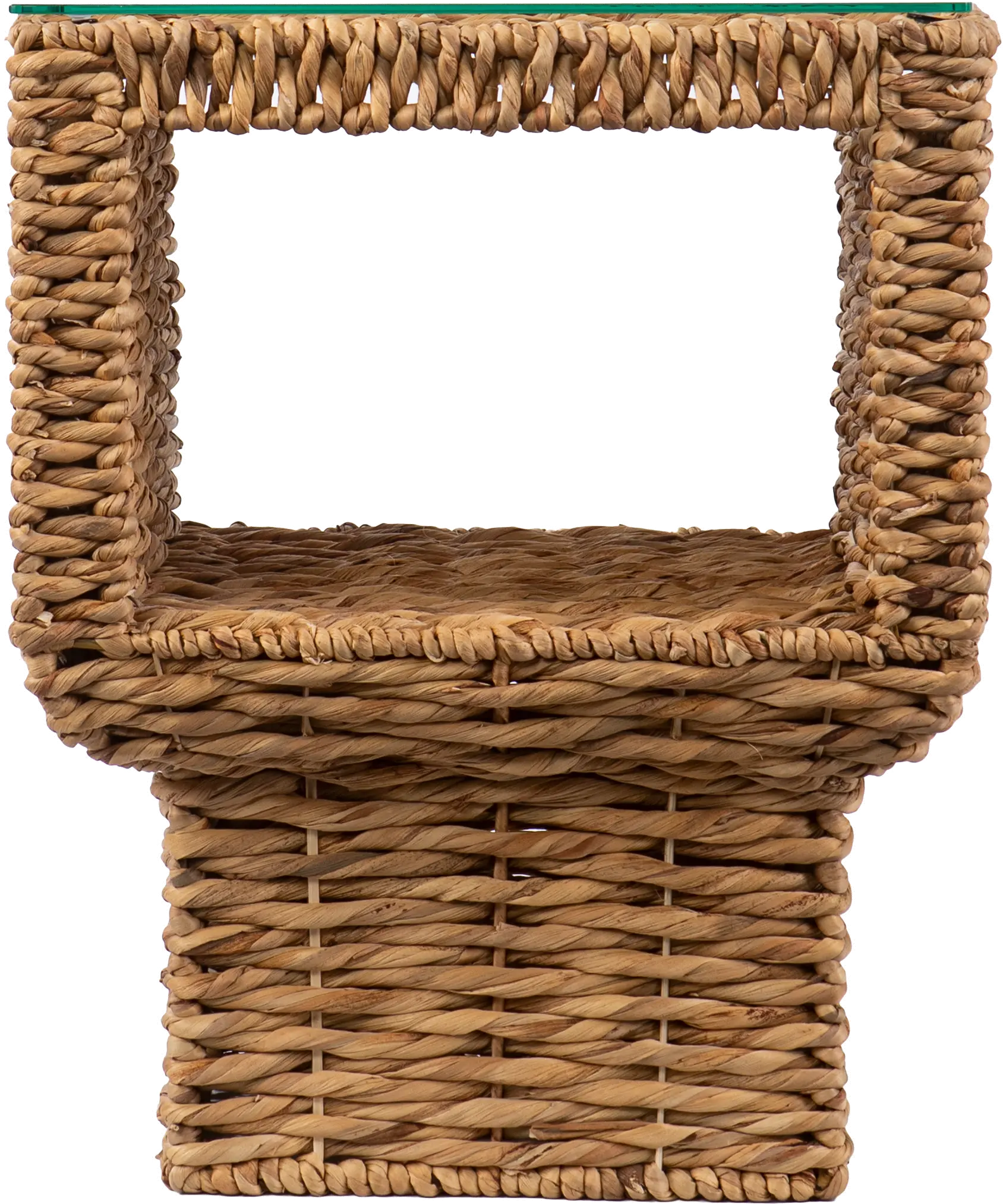 OC1157706 Pallston Water Hyacinth Square Accent Table-1