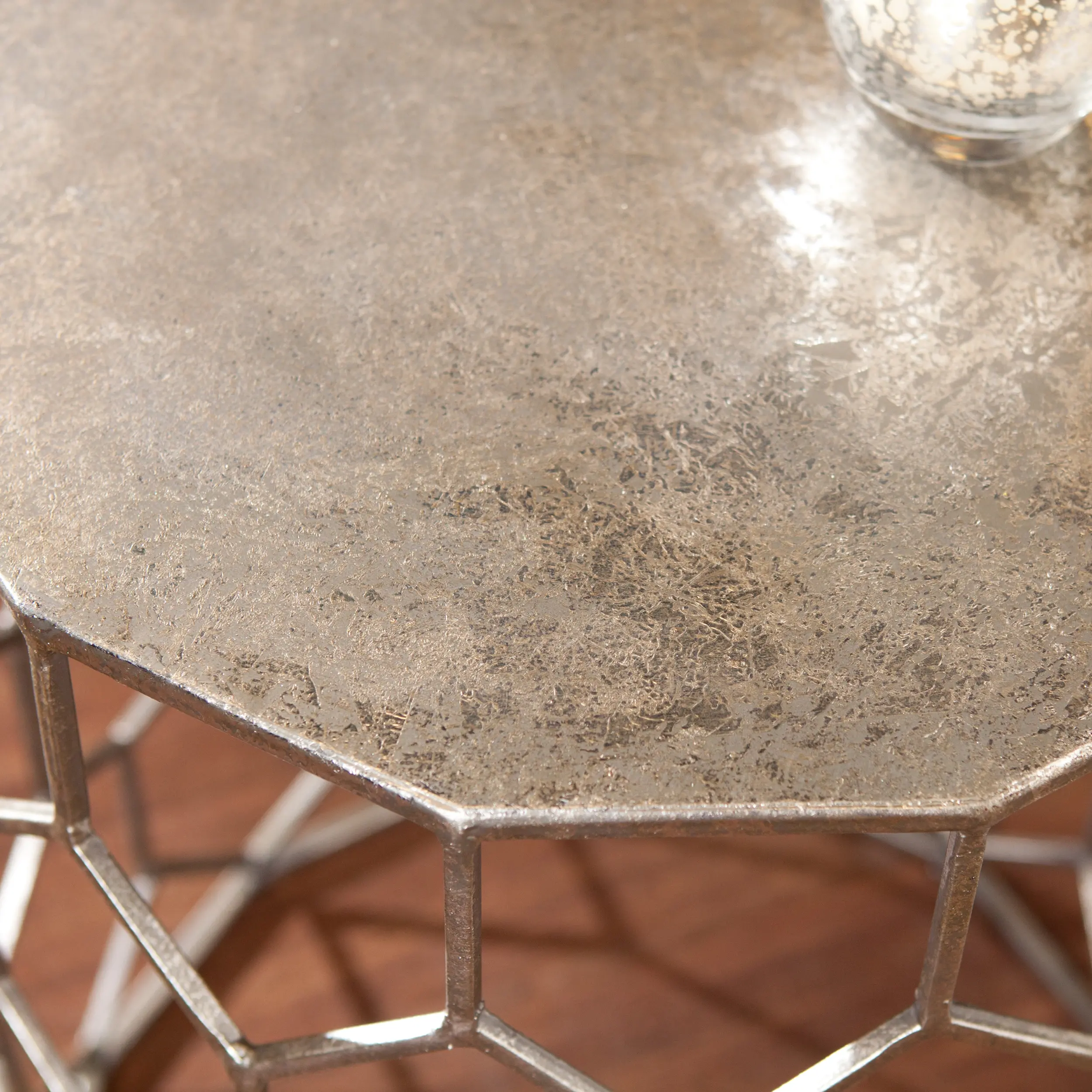 OC1504 Clarissa Silver Metal Accent Table-2