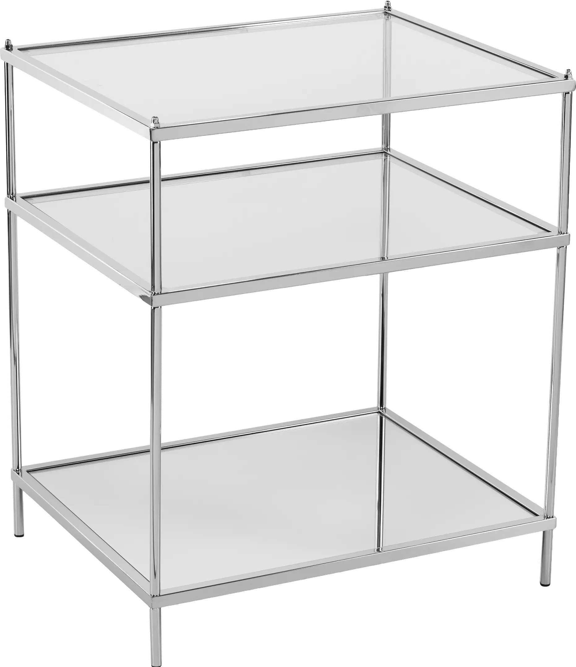 OC5204 Knox Chrome Mirrored Side Table-5