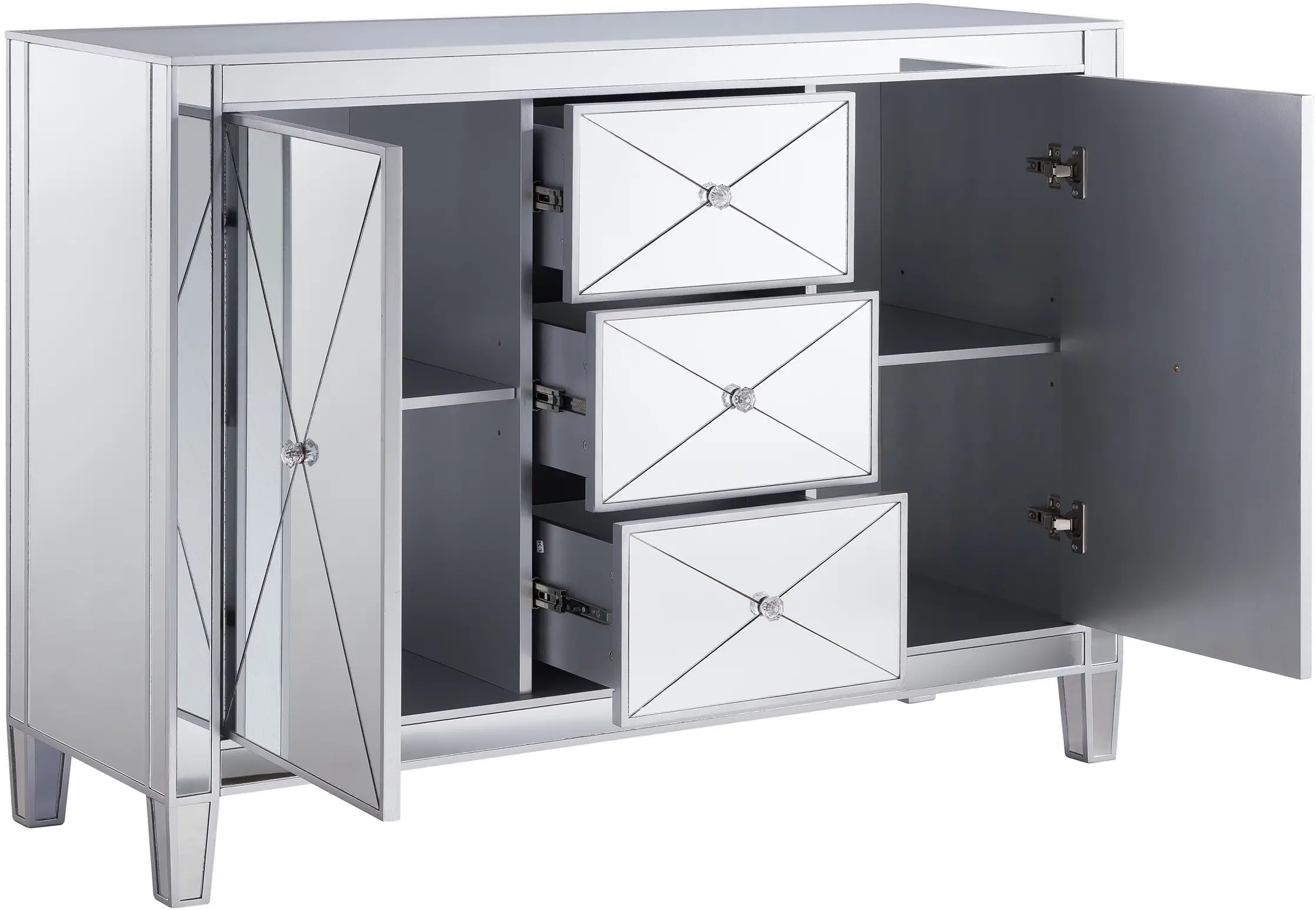 OC9150 Mirage 3-Drawer Mirrored Cabinet-6