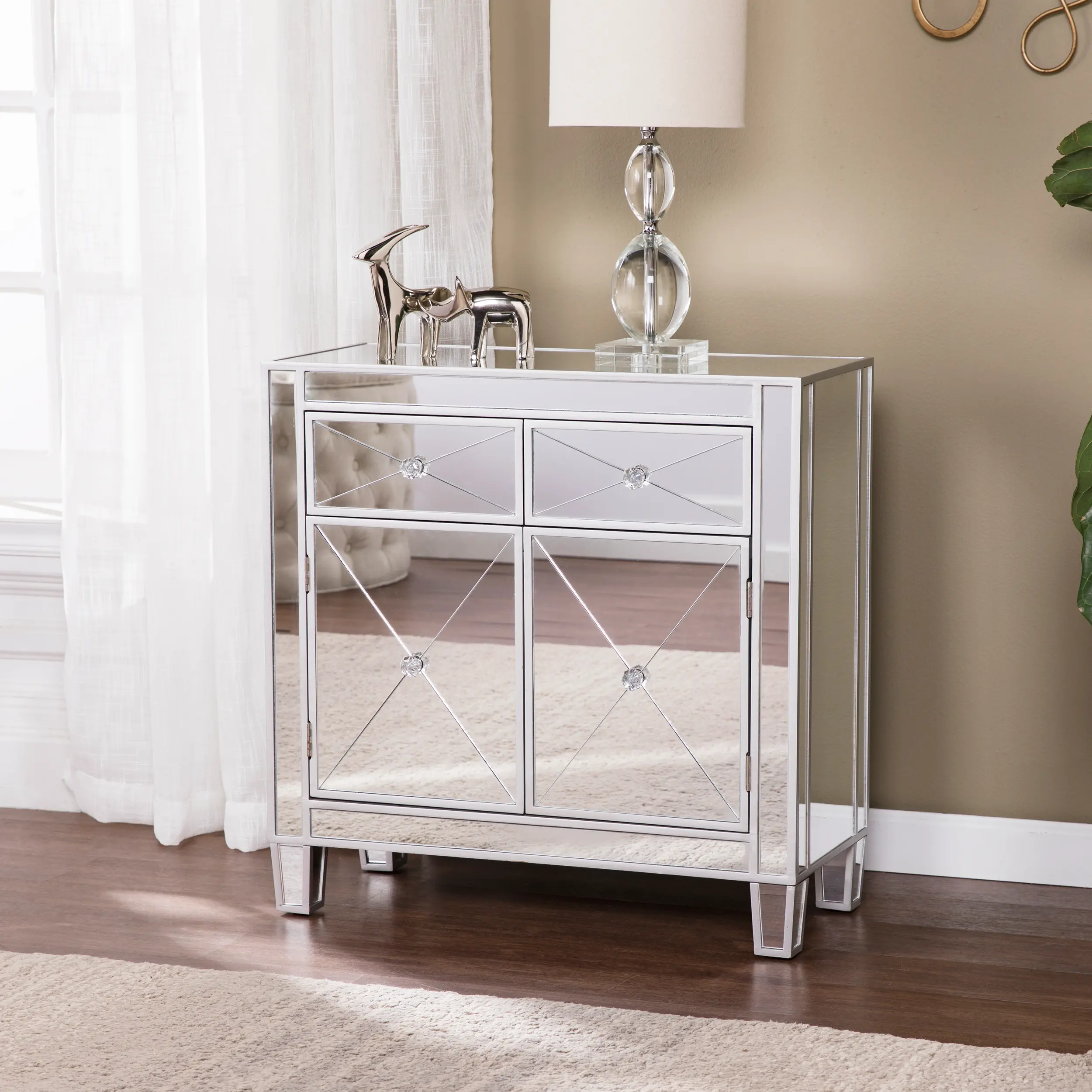 OC9156 Mirage Mirrored Cabinet-2
