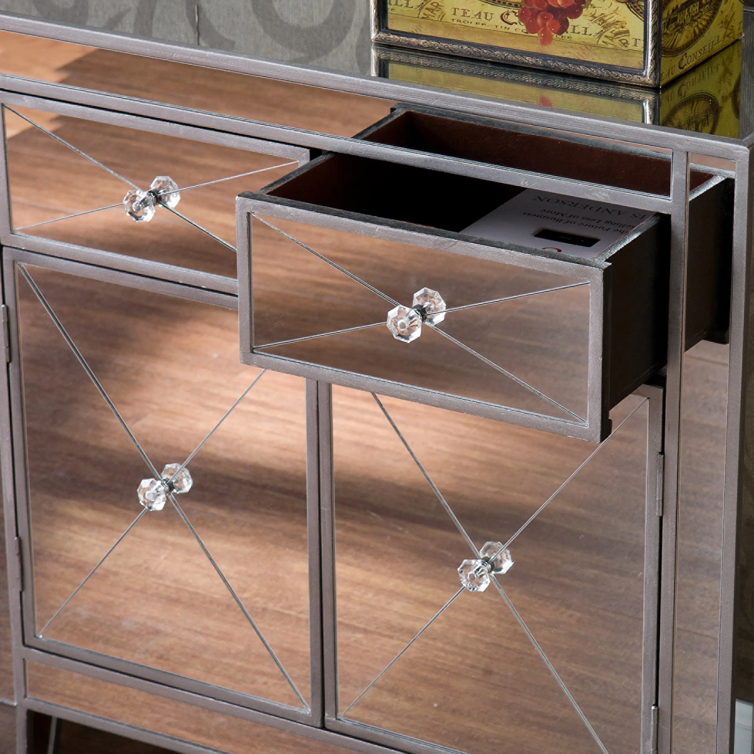 OC9156 Mirage Mirrored Cabinet-4