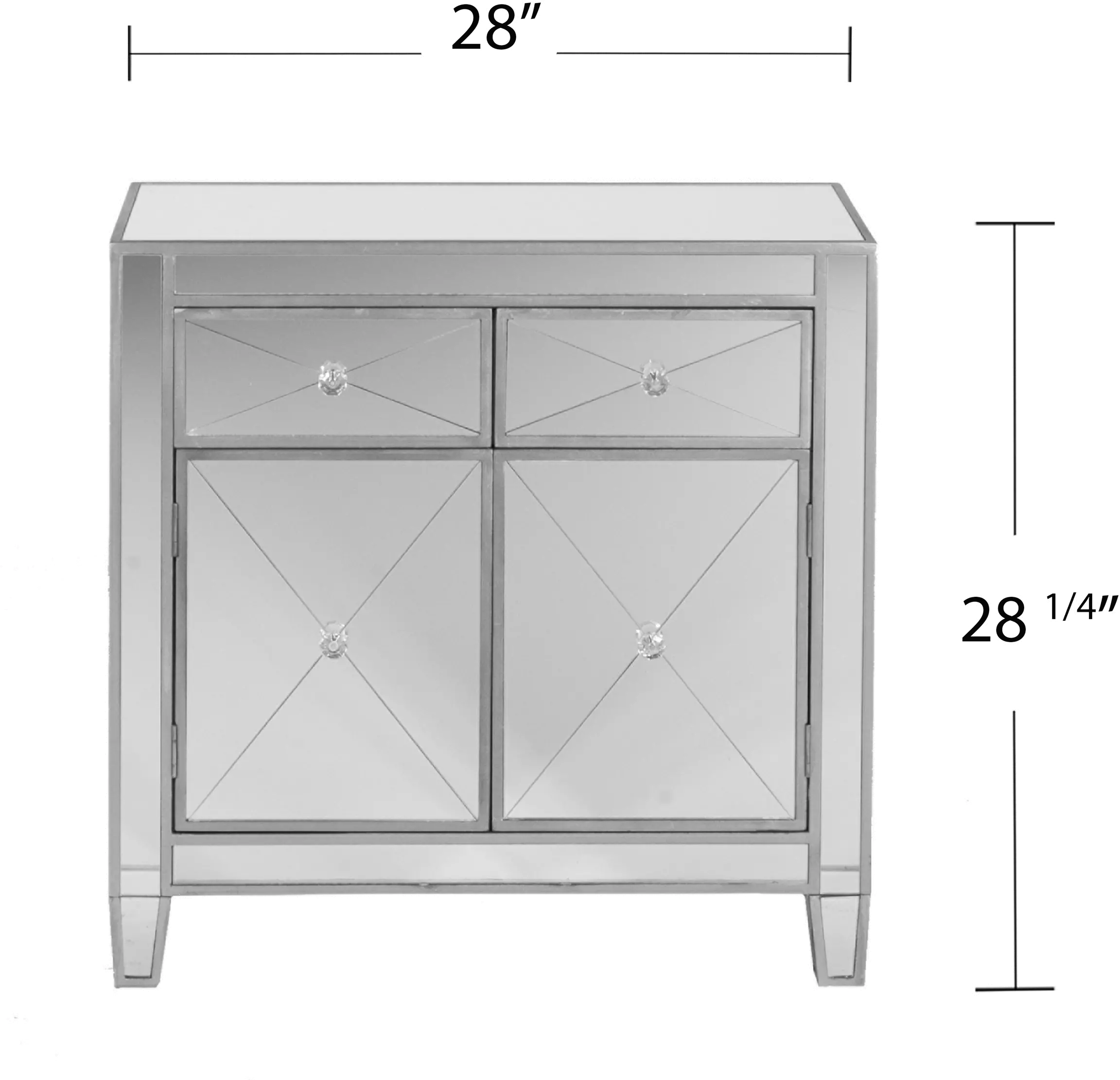 OC9156 Mirage Mirrored Cabinet-7