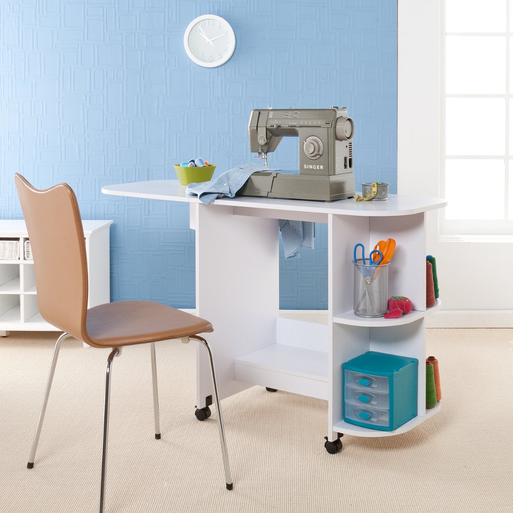 Crafty White Sewing Table