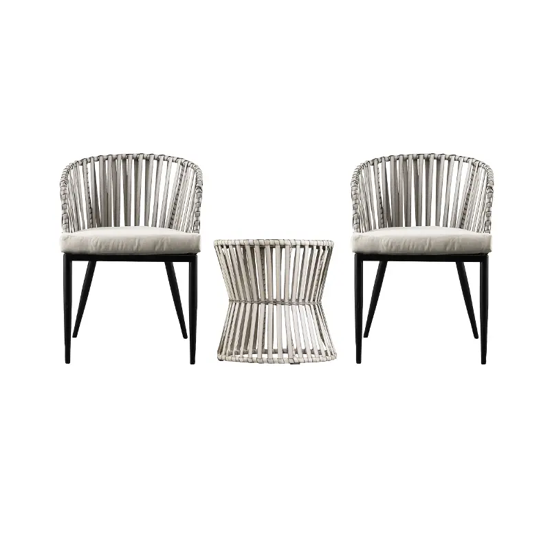 Melilani Wicker Outdoor Seating Set, 3 Piece Set