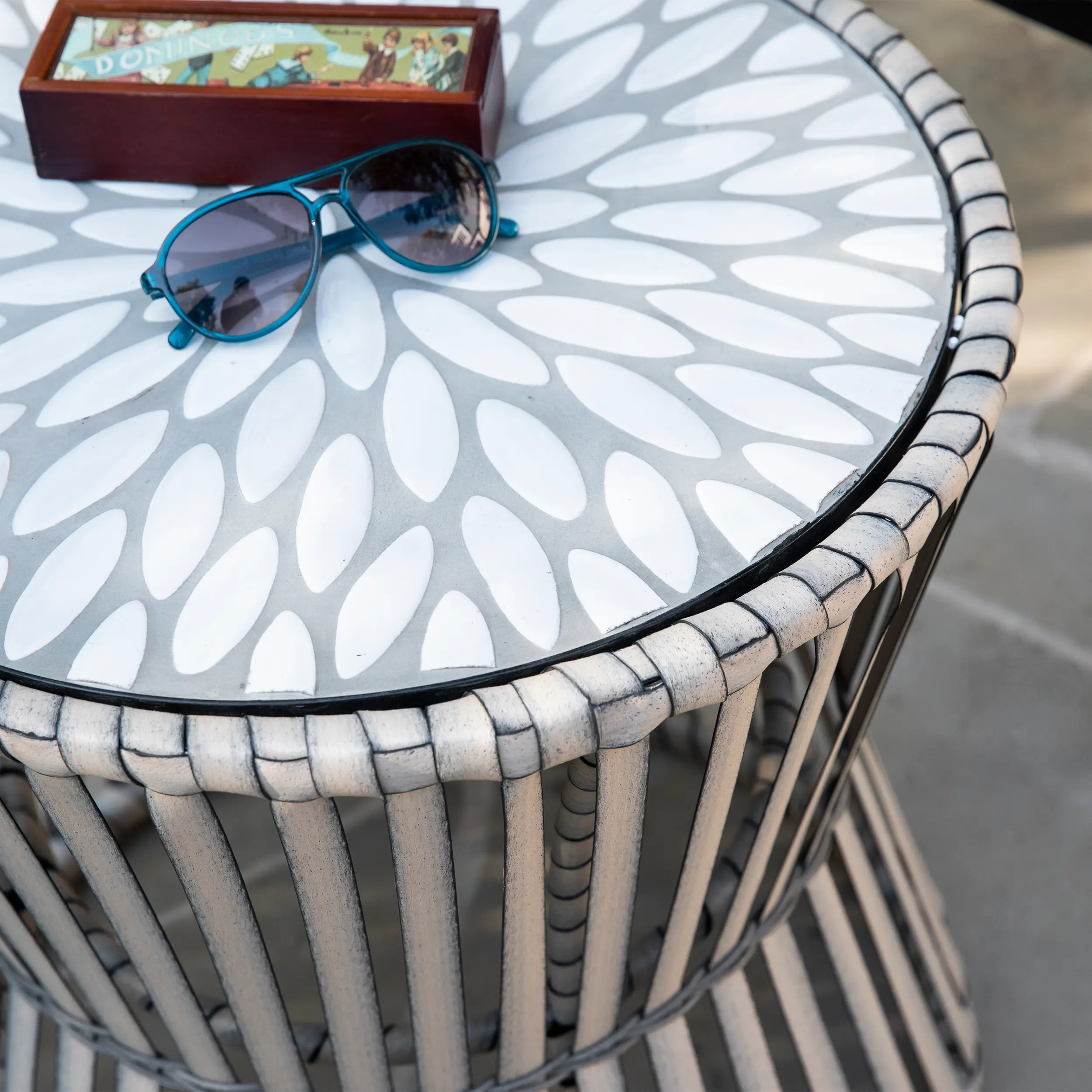 OD1086106 Melilani Round Wicker Outdoor Side Table-7